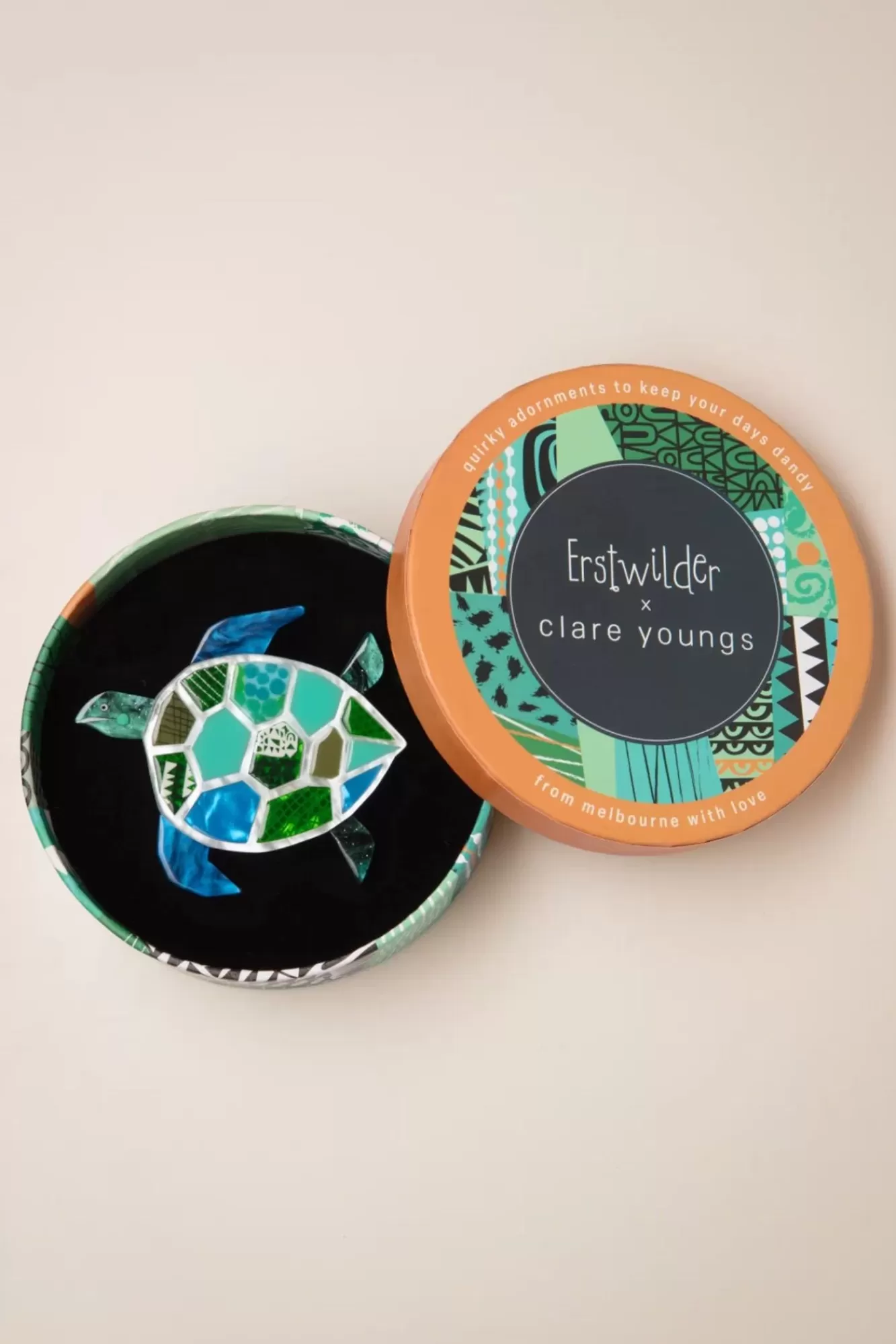 Erstwilder A Turtle Named Groar Broche | Vrouwen Sieraden