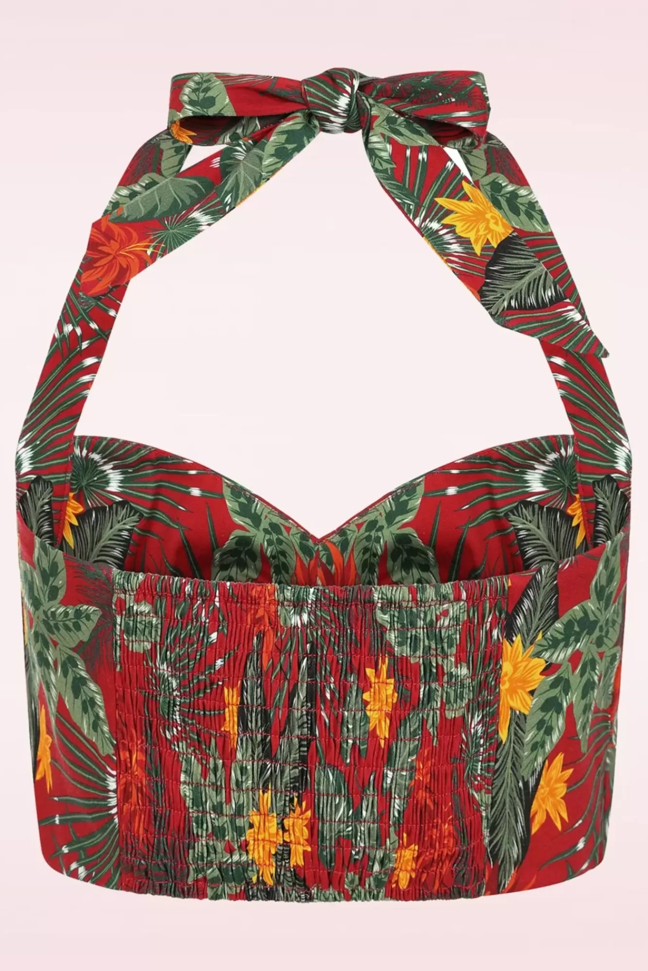 Collectif Clothing Adriana Jungle Floral Top In Multi | Vrouwen Tops