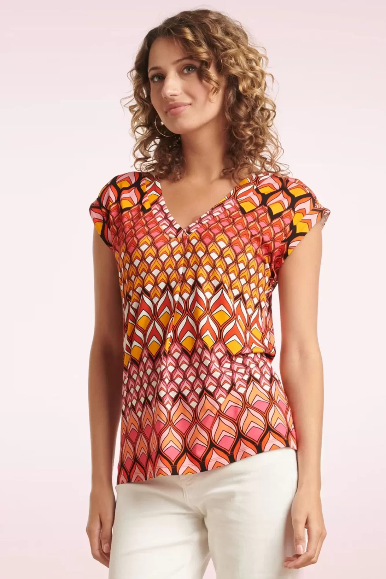 Smashed Lemon Alba Top In Multi | Vrouwen Tops