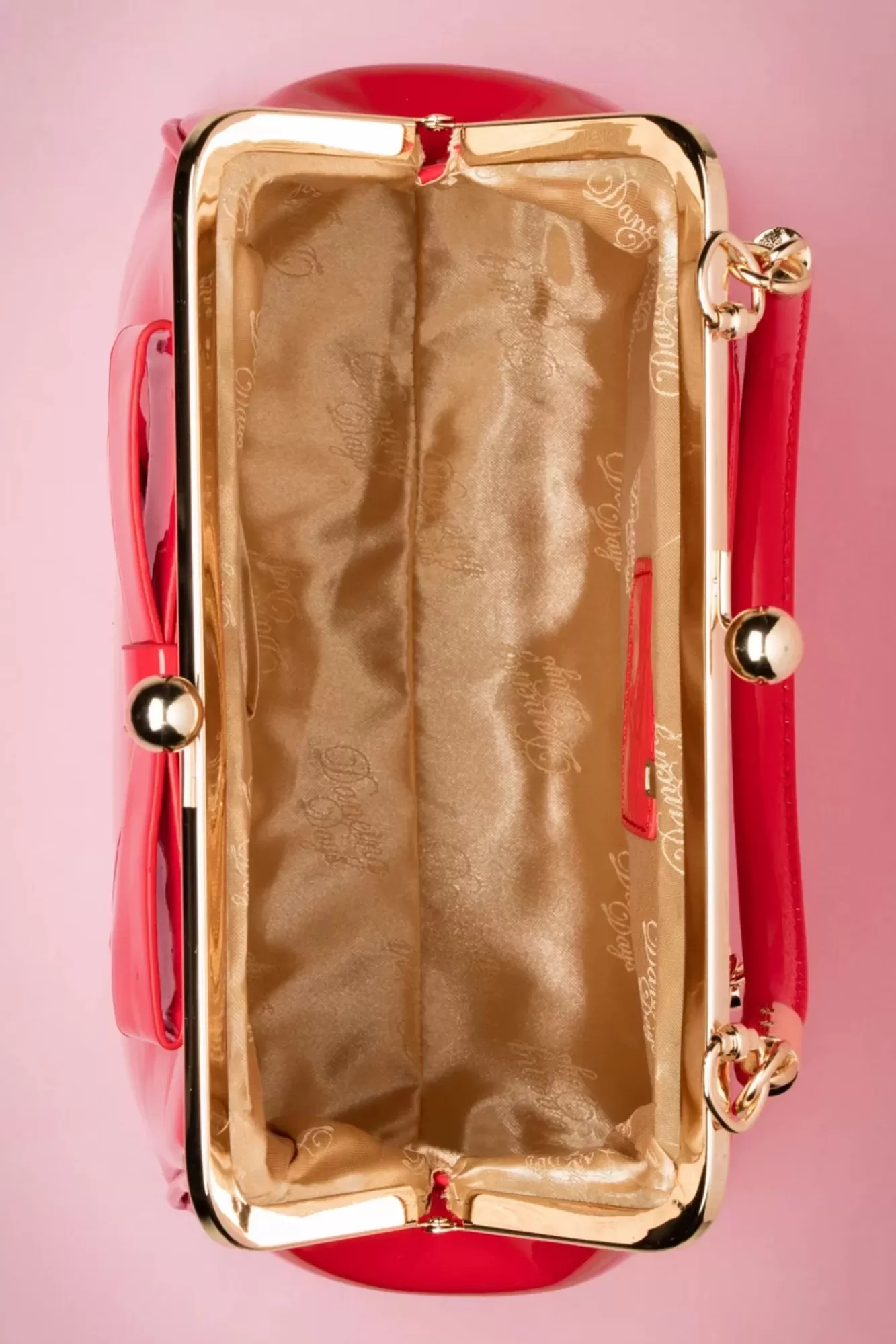 Banned Retro Amerikaanse Vintage Patenttas In Rood | Vrouwen Tassen