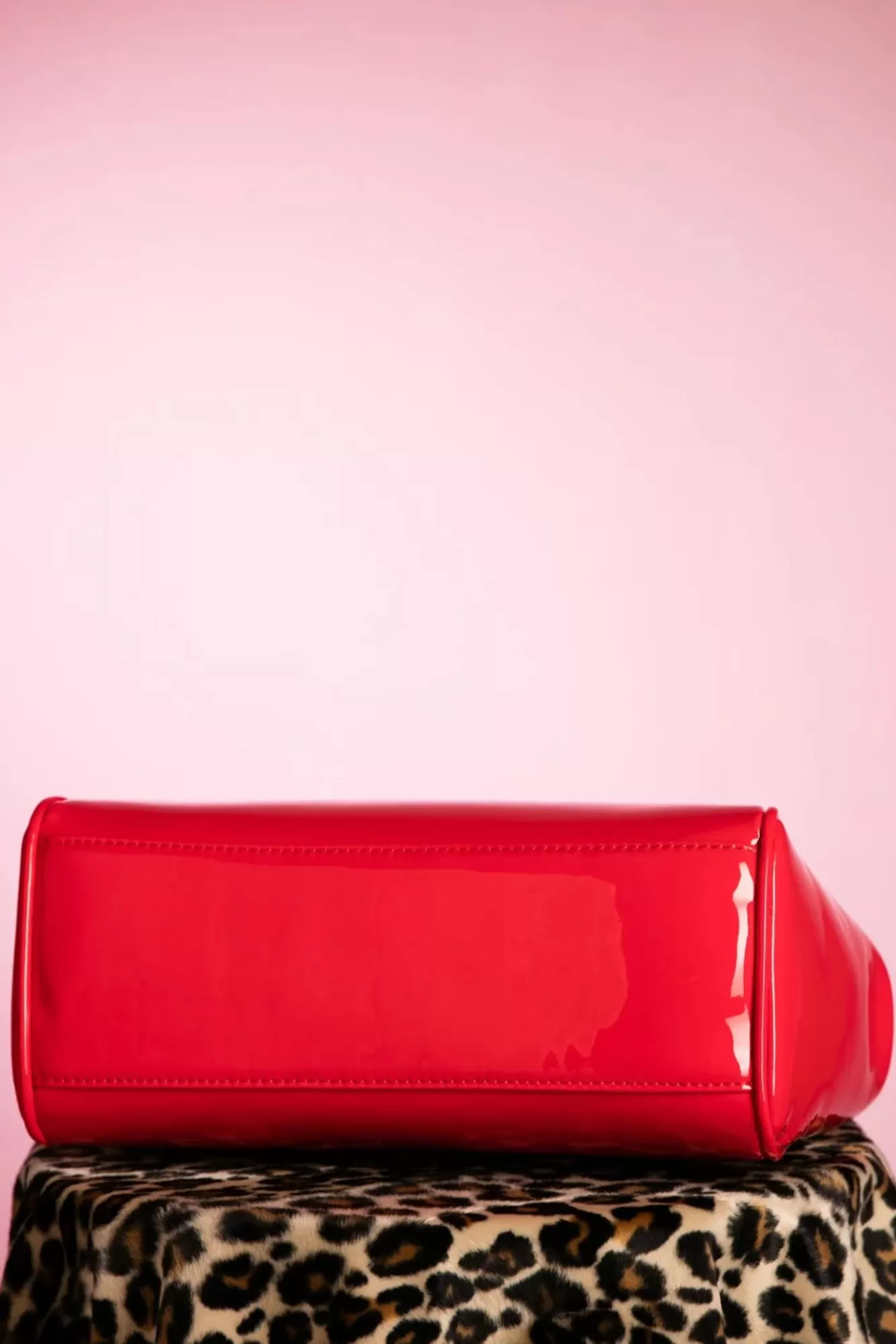 Banned Retro Amerikaanse Vintage Patenttas In Rood | Vrouwen Tassen