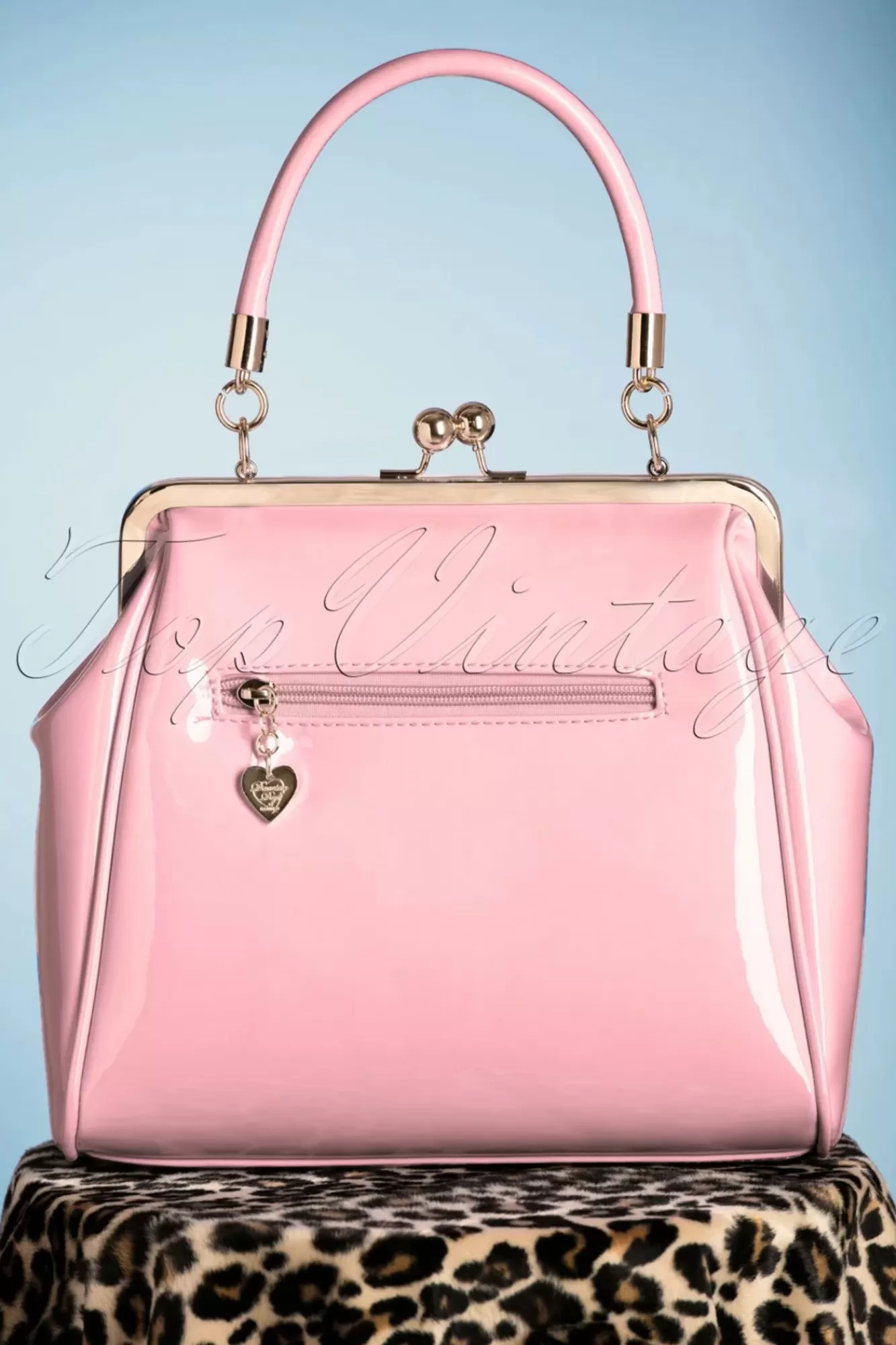 Banned Retro Amerikaanse Vintage Patenttas In Roze | Vrouwen Tassen