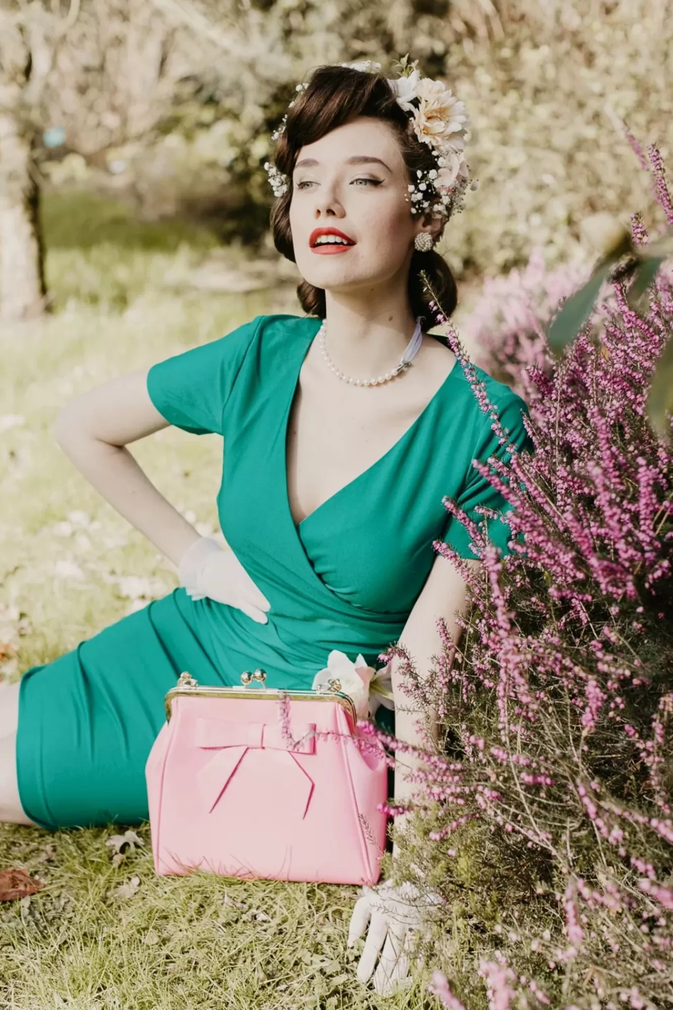 Banned Retro Amerikaanse Vintage Patenttas In Roze | Vrouwen Tassen
