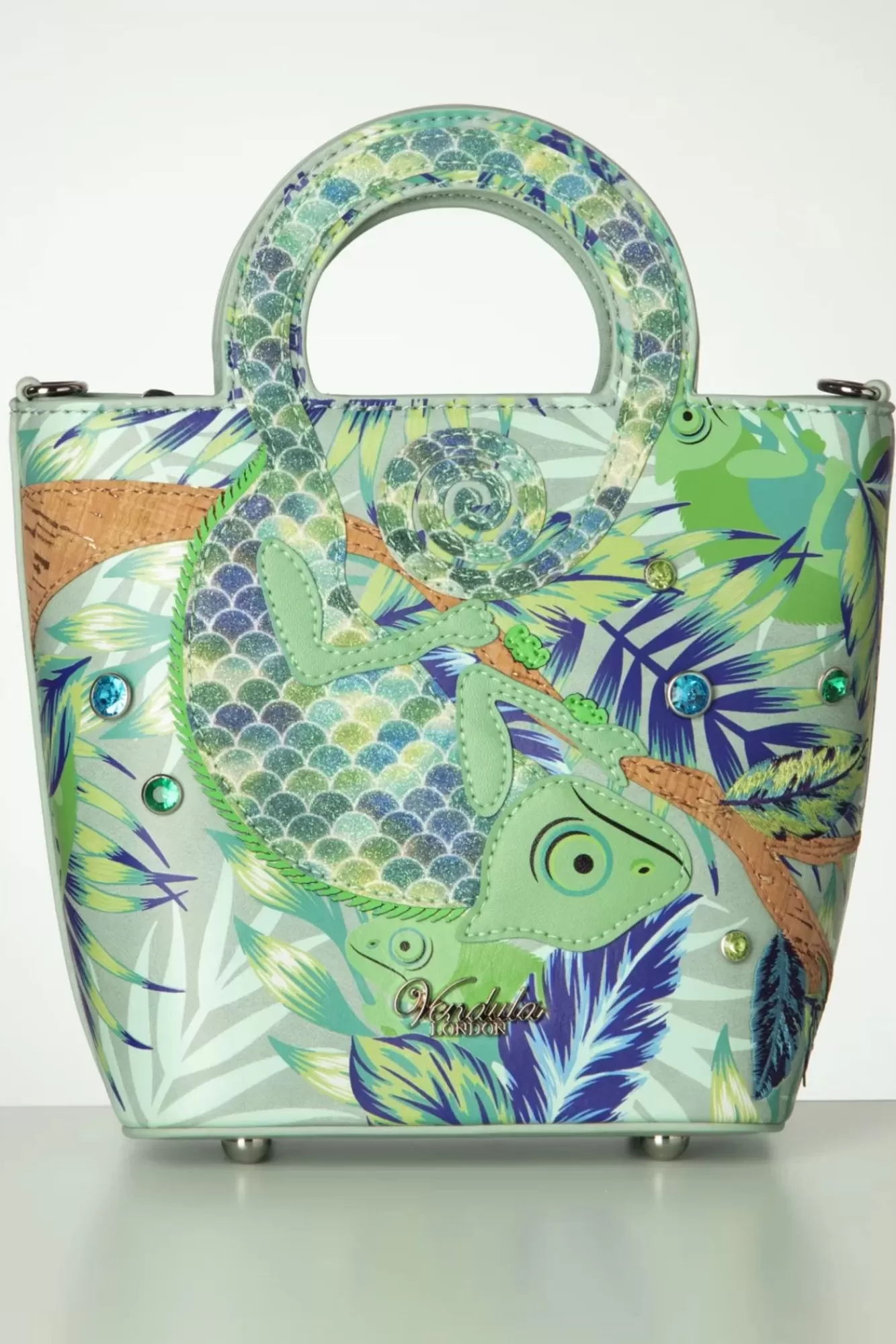 Vendula Animal Park Clancy Chameleon Mini Tas In Groen | Vrouwen Tassen