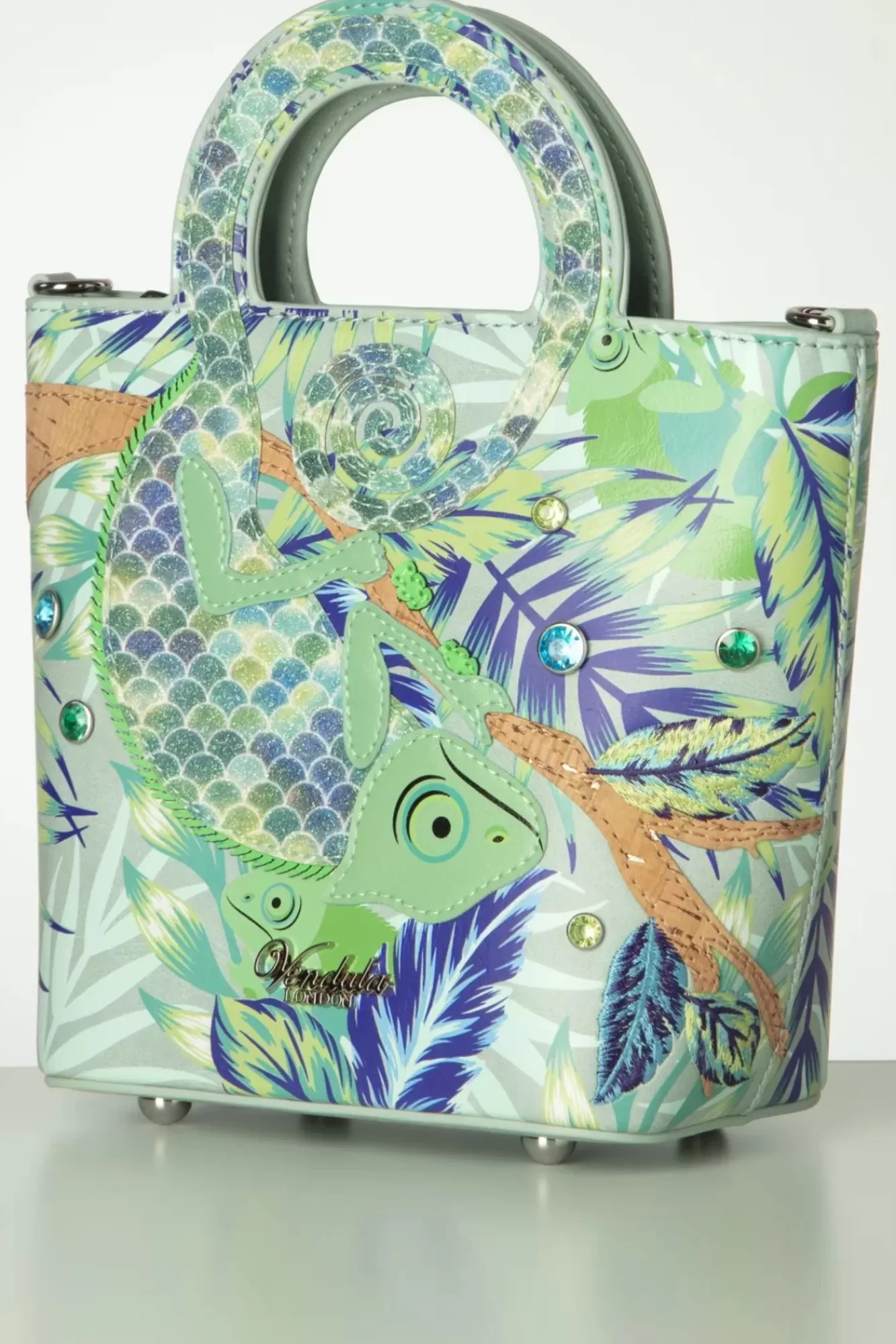 Vendula Animal Park Clancy Chameleon Mini Tas In Groen | Vrouwen Tassen