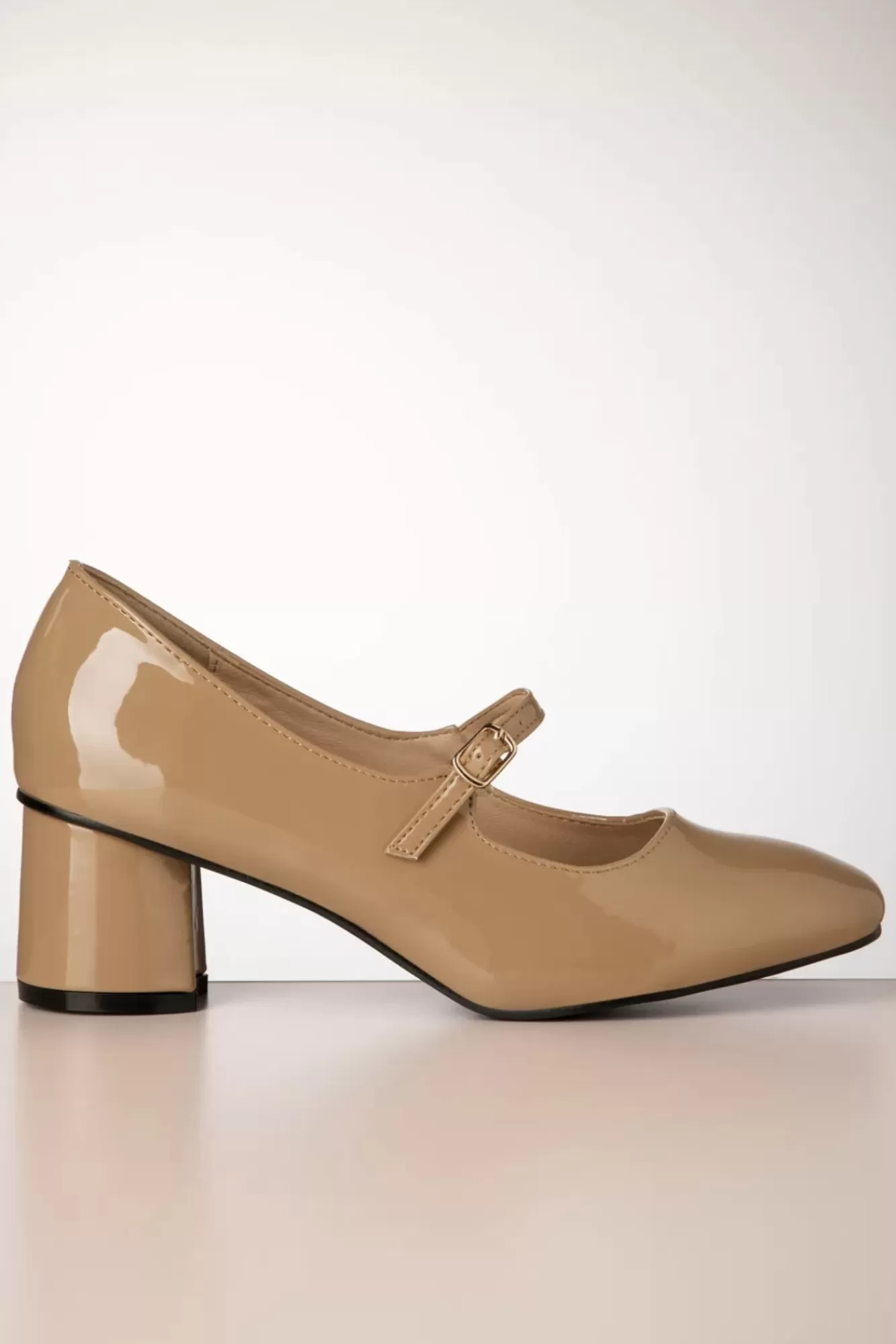 Banned Retro Annie Mary Jane Pumps In Latte | Vrouwen Pumps