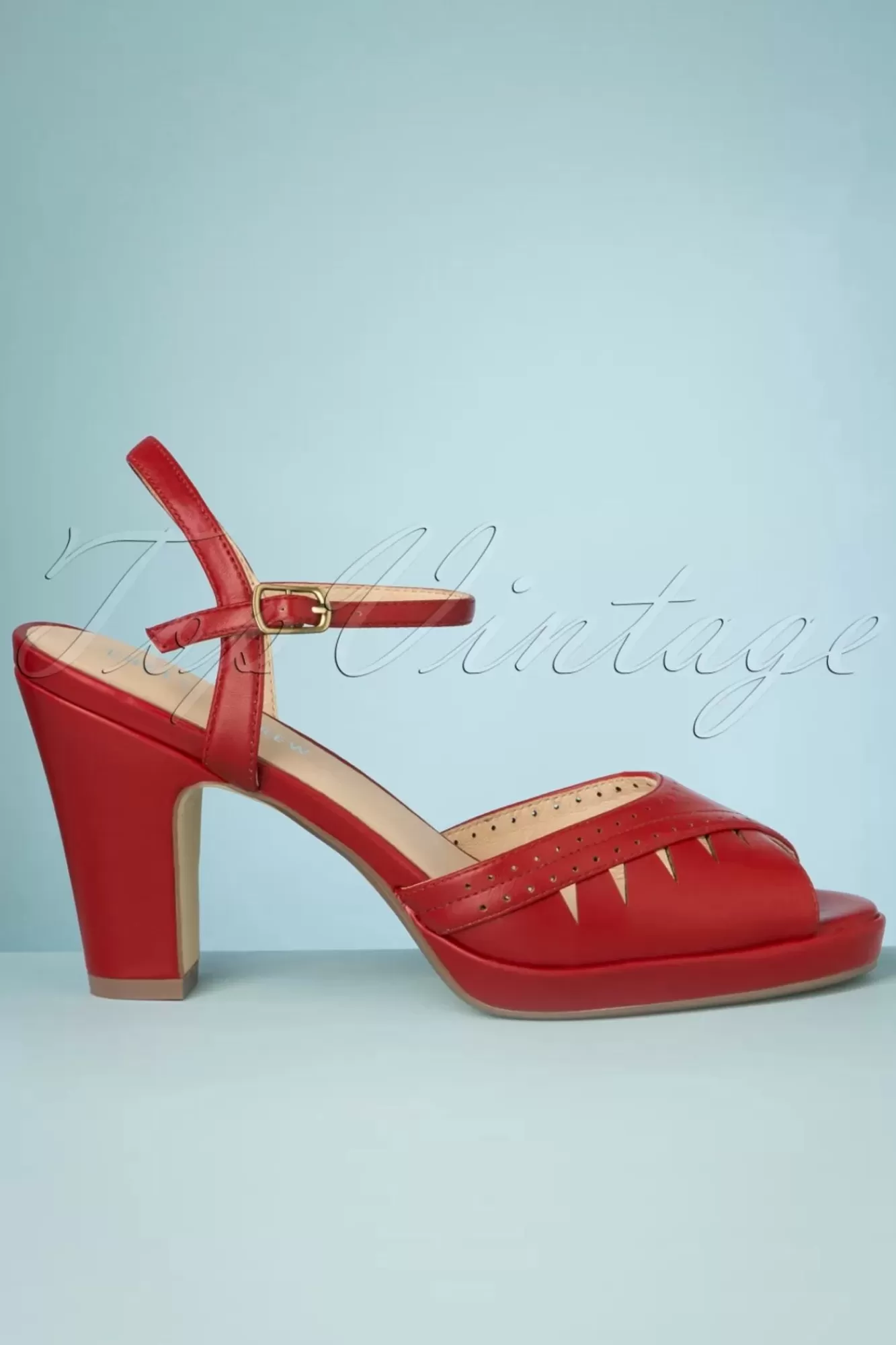 Chelsea Crew Aria Sandalen In Rood | Vrouwen Sandalen