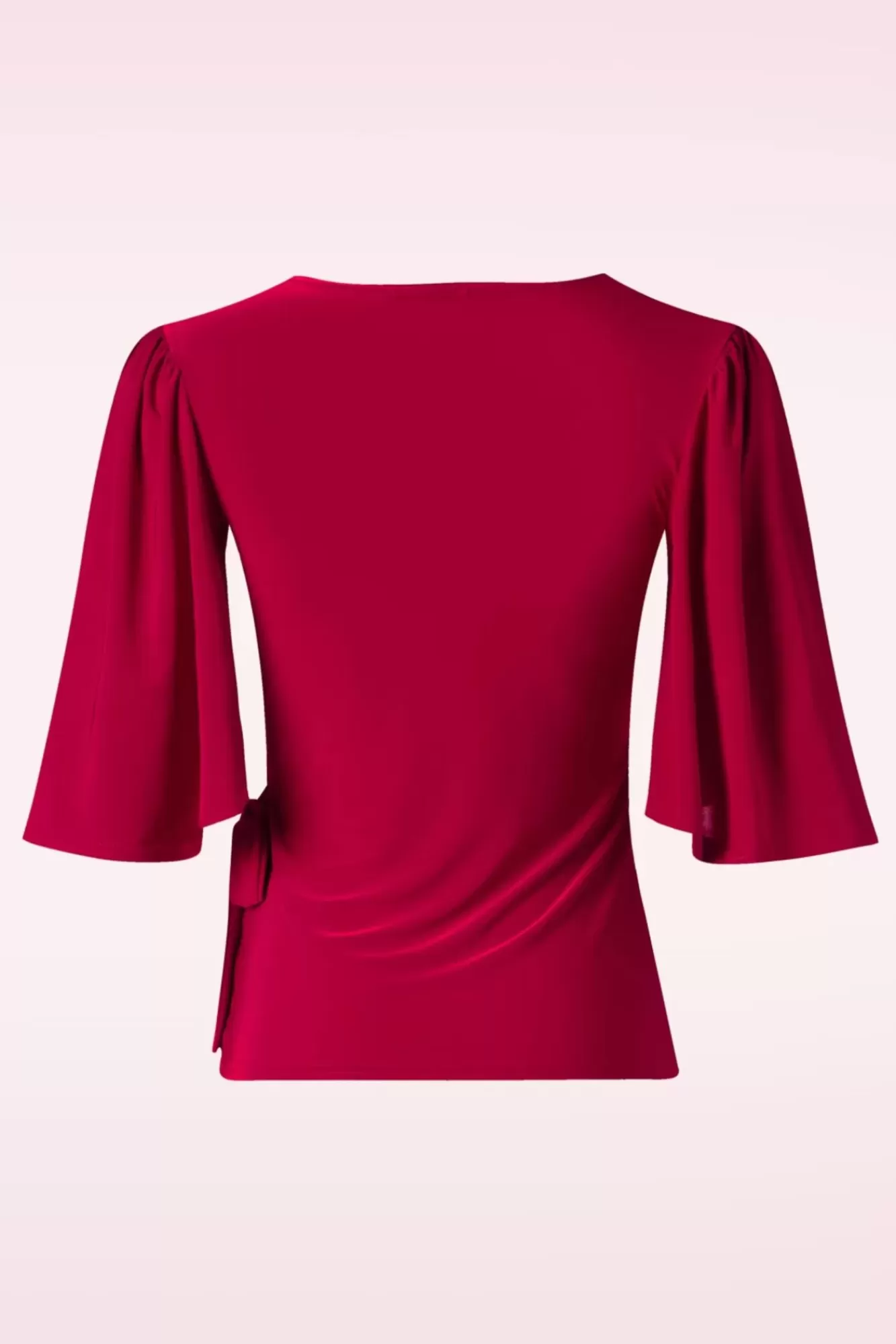 Vintage Chic for Topvintage Belle Slinky Top In Rood | Vrouwen Truitjes