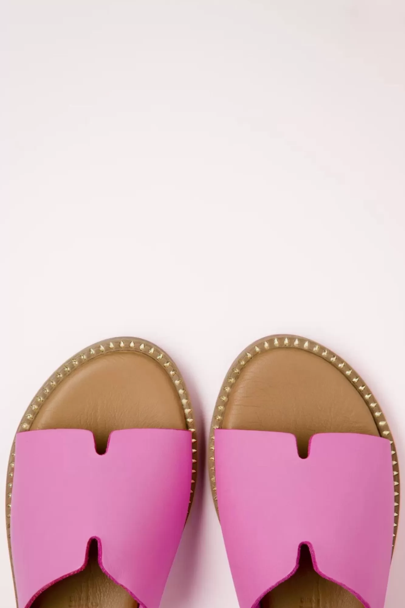 Tamaris Britt Lederen Slippers In Roze | Vrouwen Slippers