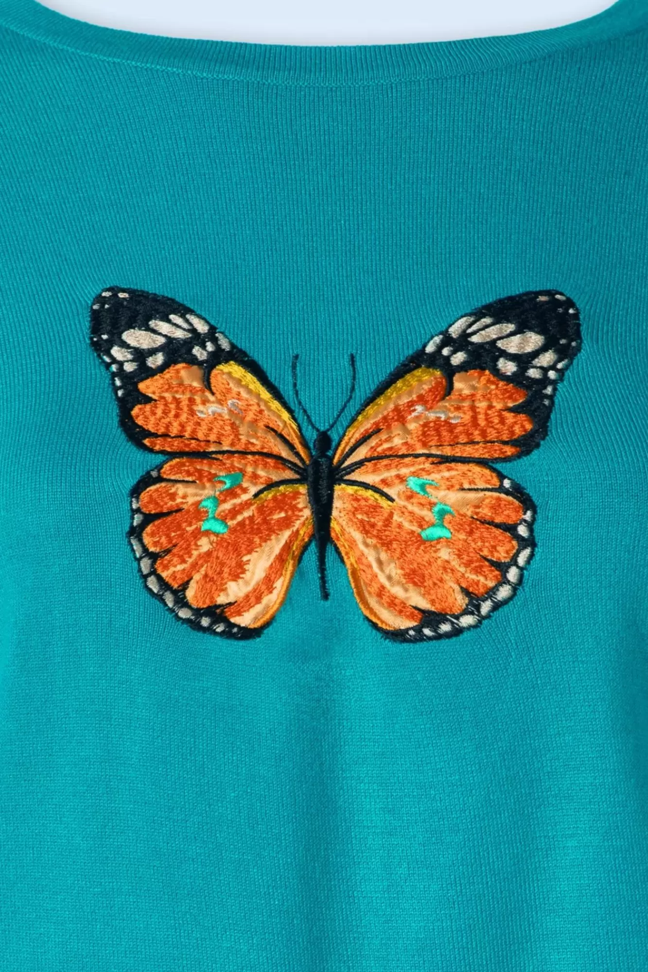 Vixen Butterfly Gebreide Trui In Turquoise | Vrouwen Truitjes