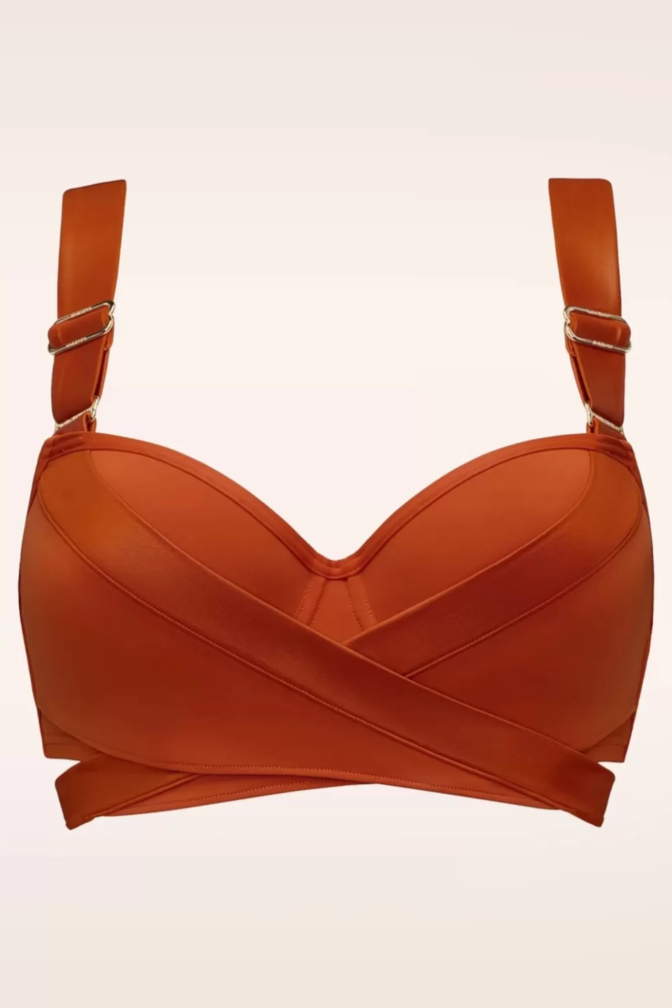 Marlies Dekkers Cache Coeur Push Up Bikini Top In Roest Oranje | Vrouwen Bikini'S