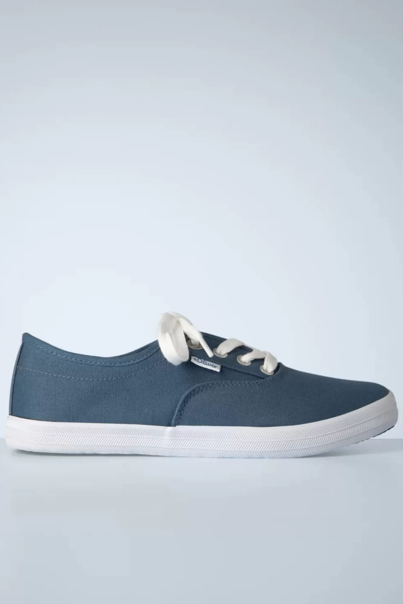 s.Oliver Canvas Sneakers In Indigo Blauw | Vrouwen Sneakers