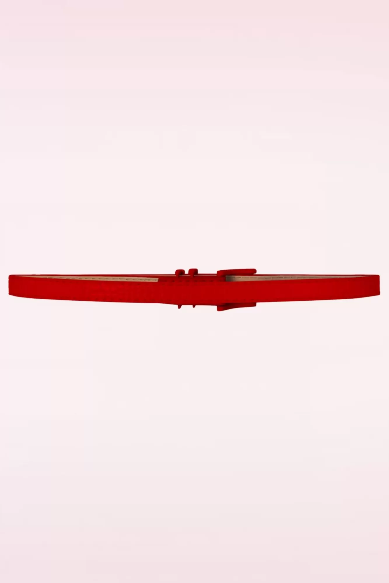 Banned Retro Cecile Riem In Krokodillenrood | Vrouwen Riemen