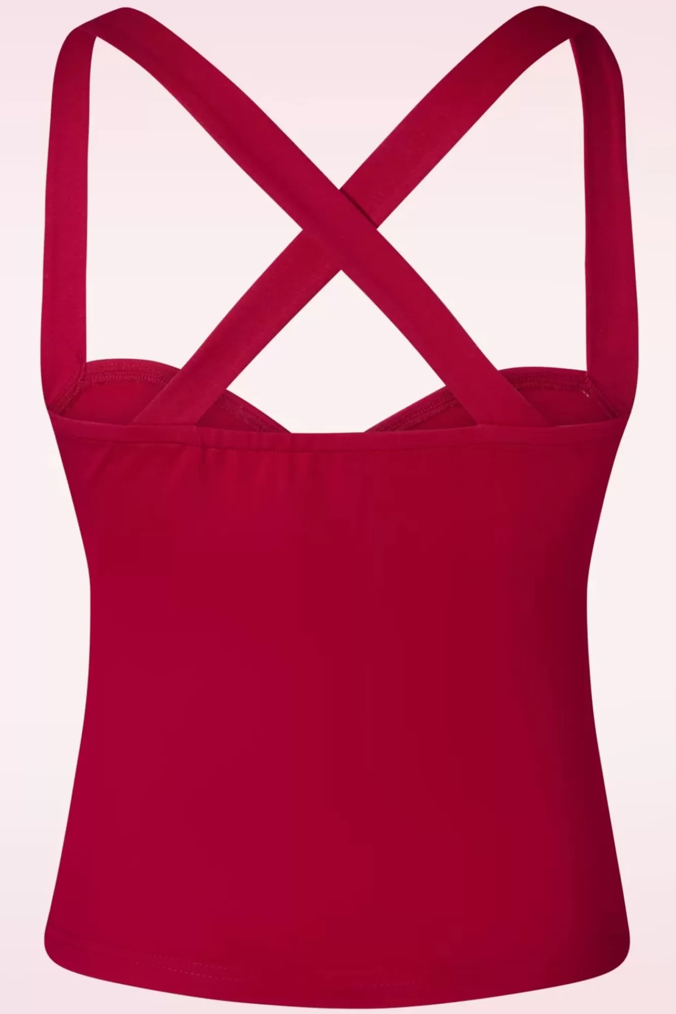 Vixen Cindy Cross Back Top In Rood | Vrouwen Tops