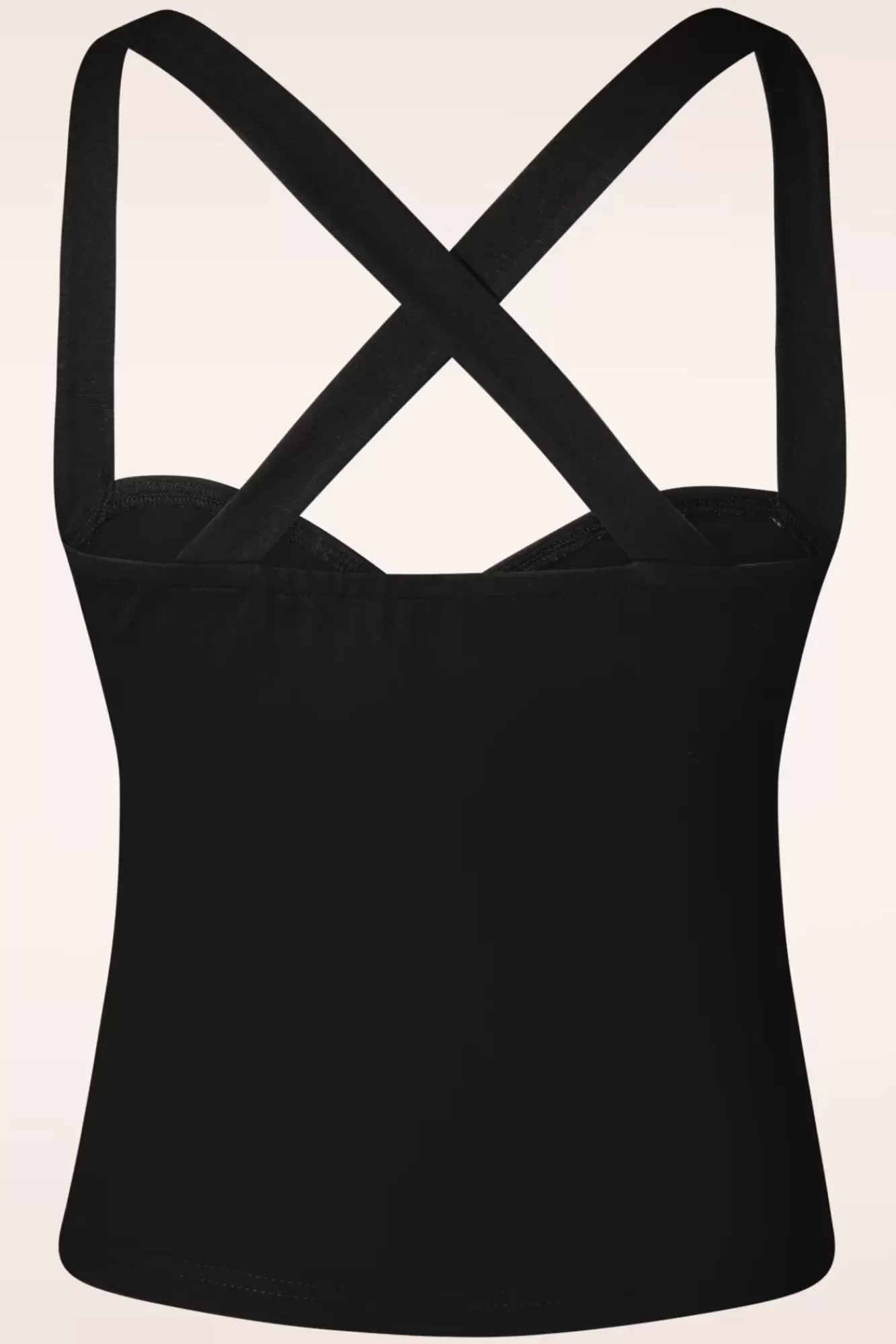 Vixen Cindy Cross Back Top In Zwart | Vrouwen Tops