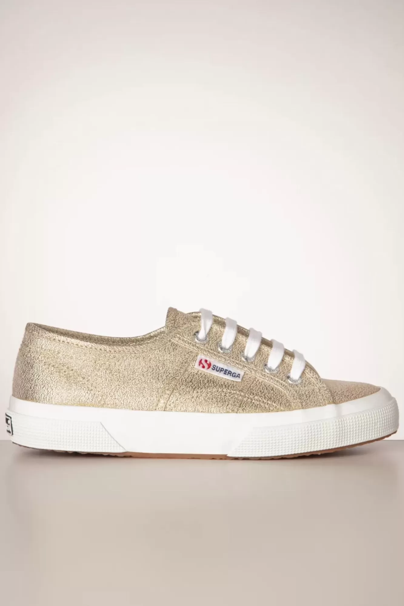 Superga Classic Glitter Sneakers In Goud | Vrouwen Sneakers