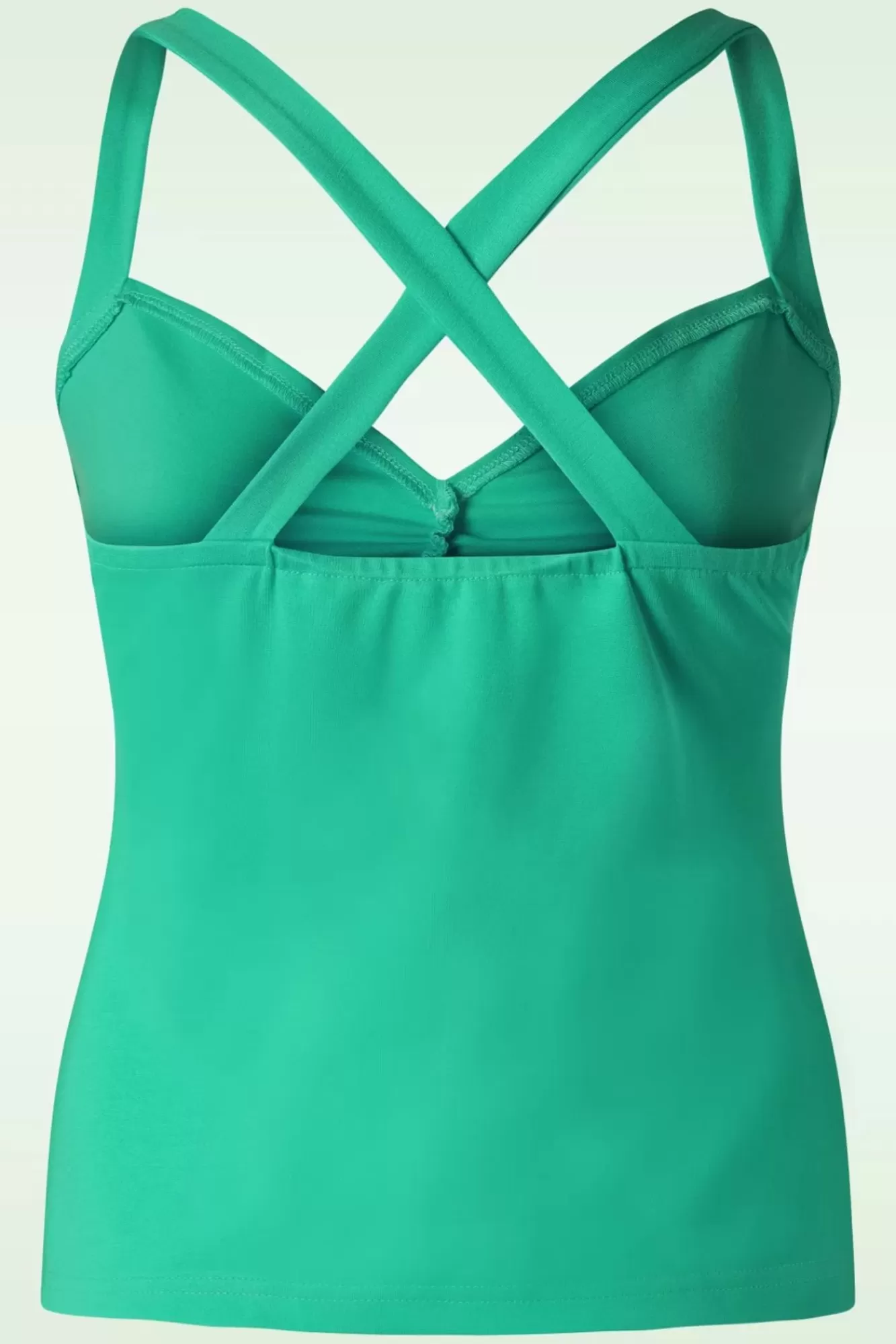 Vixen Cross Back Top In Turquoise | Vrouwen Tops