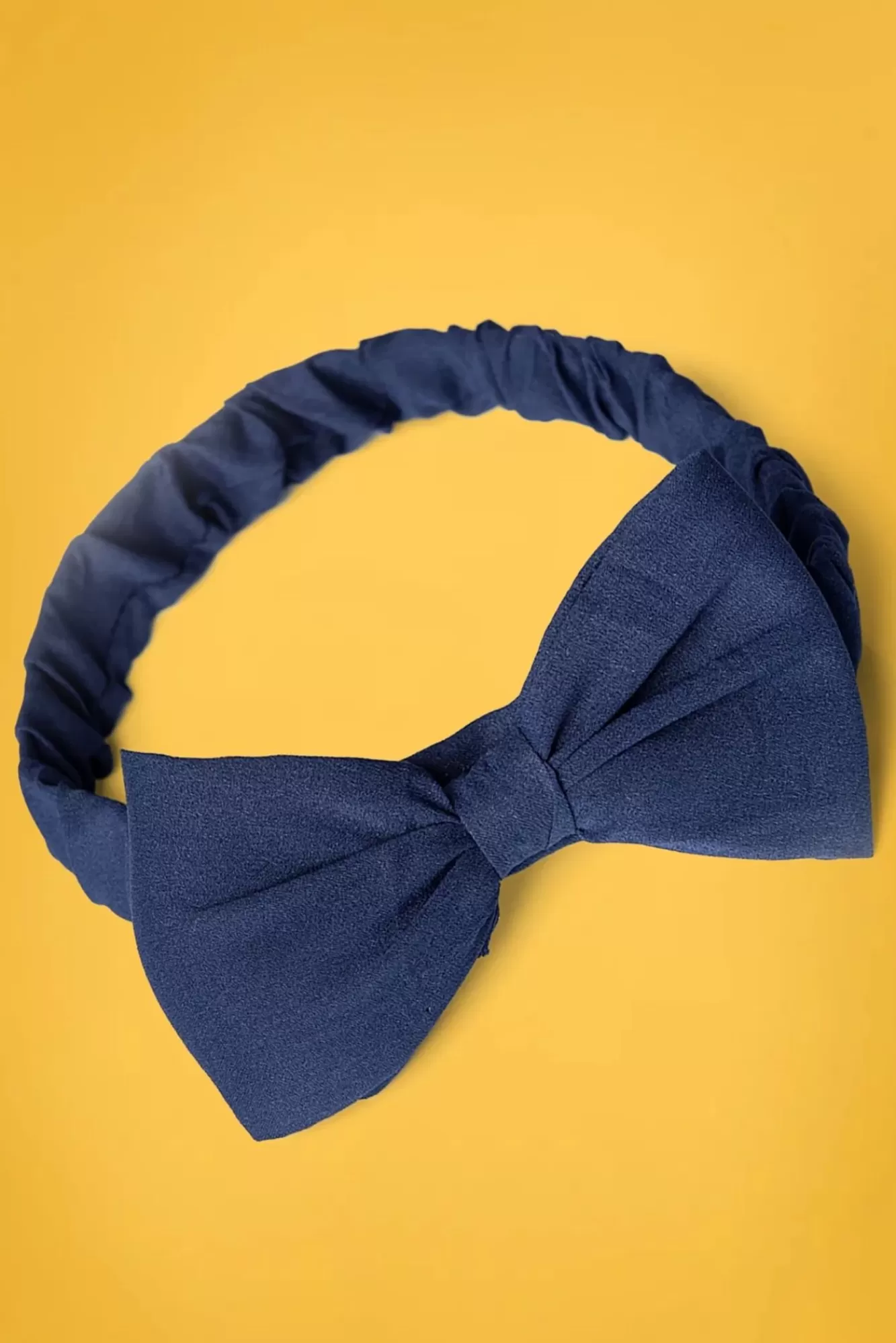 Banned Retro Dionne Bow-Hoofdband In Marineblauw | Vrouwen Haaraccessoires