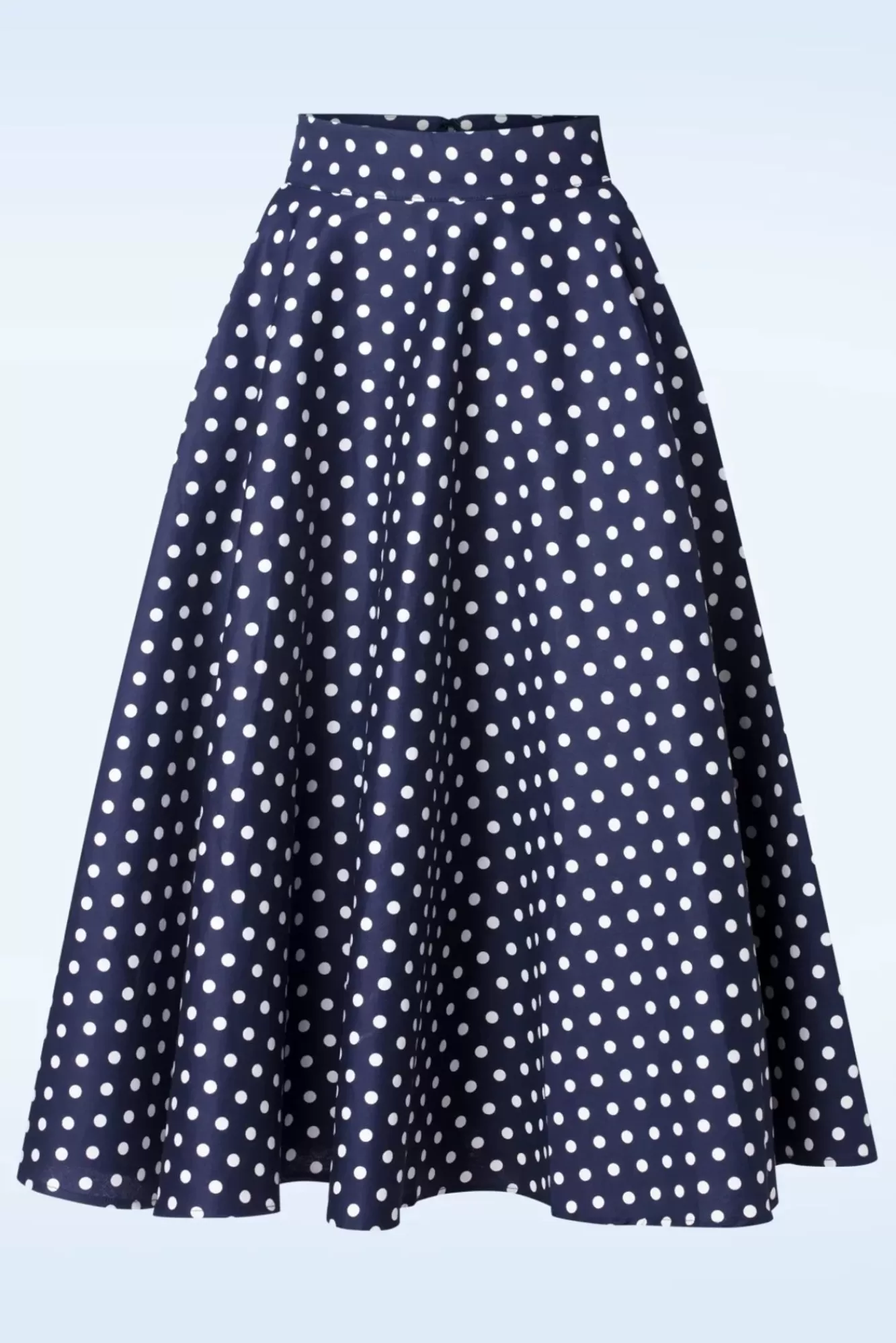 Banned Retro Dot Days Swing Rok In Navy | Vrouwen Rokken