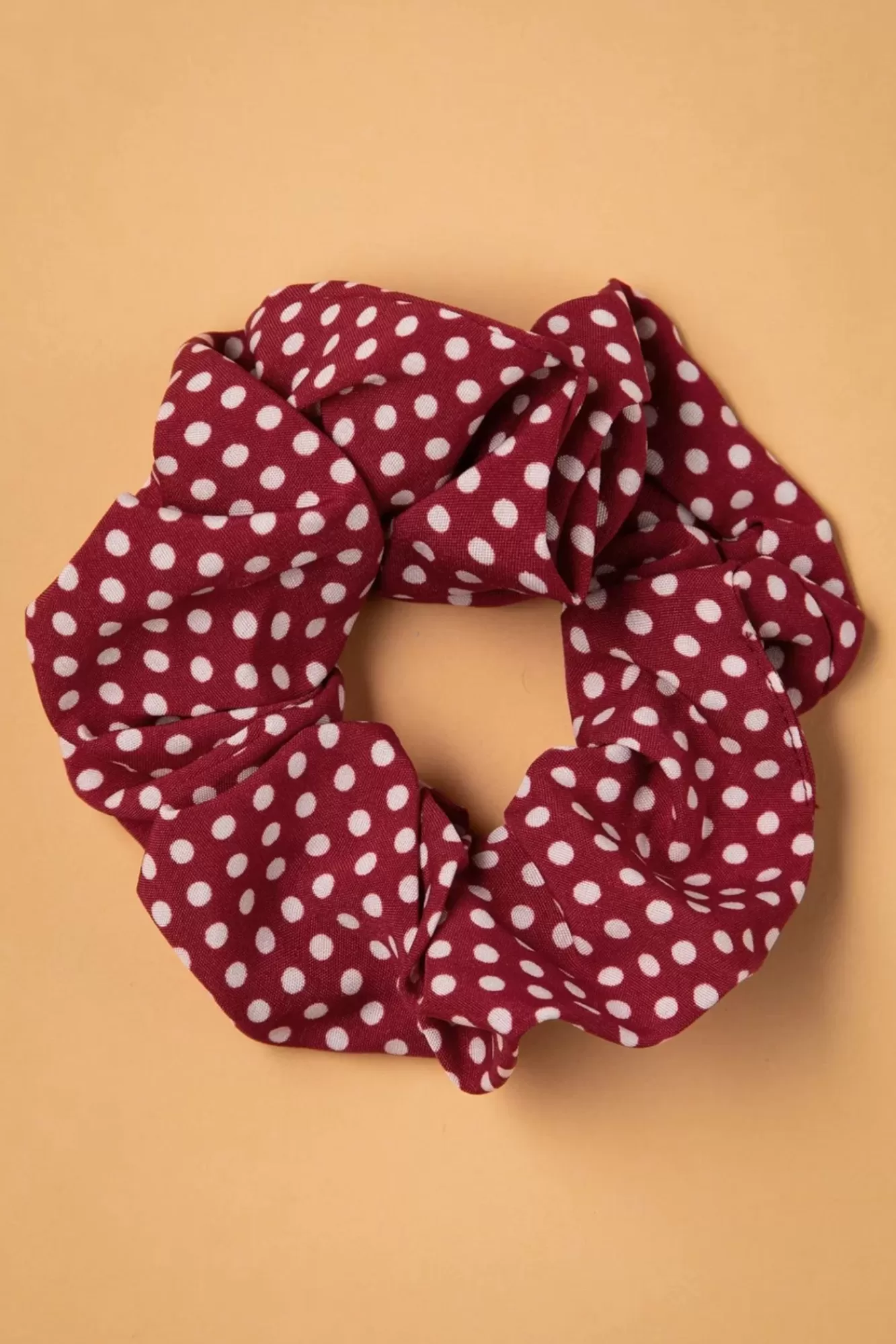 Banned Retro Dotty Scrunchie In Rood | Vrouwen Haaraccessoires