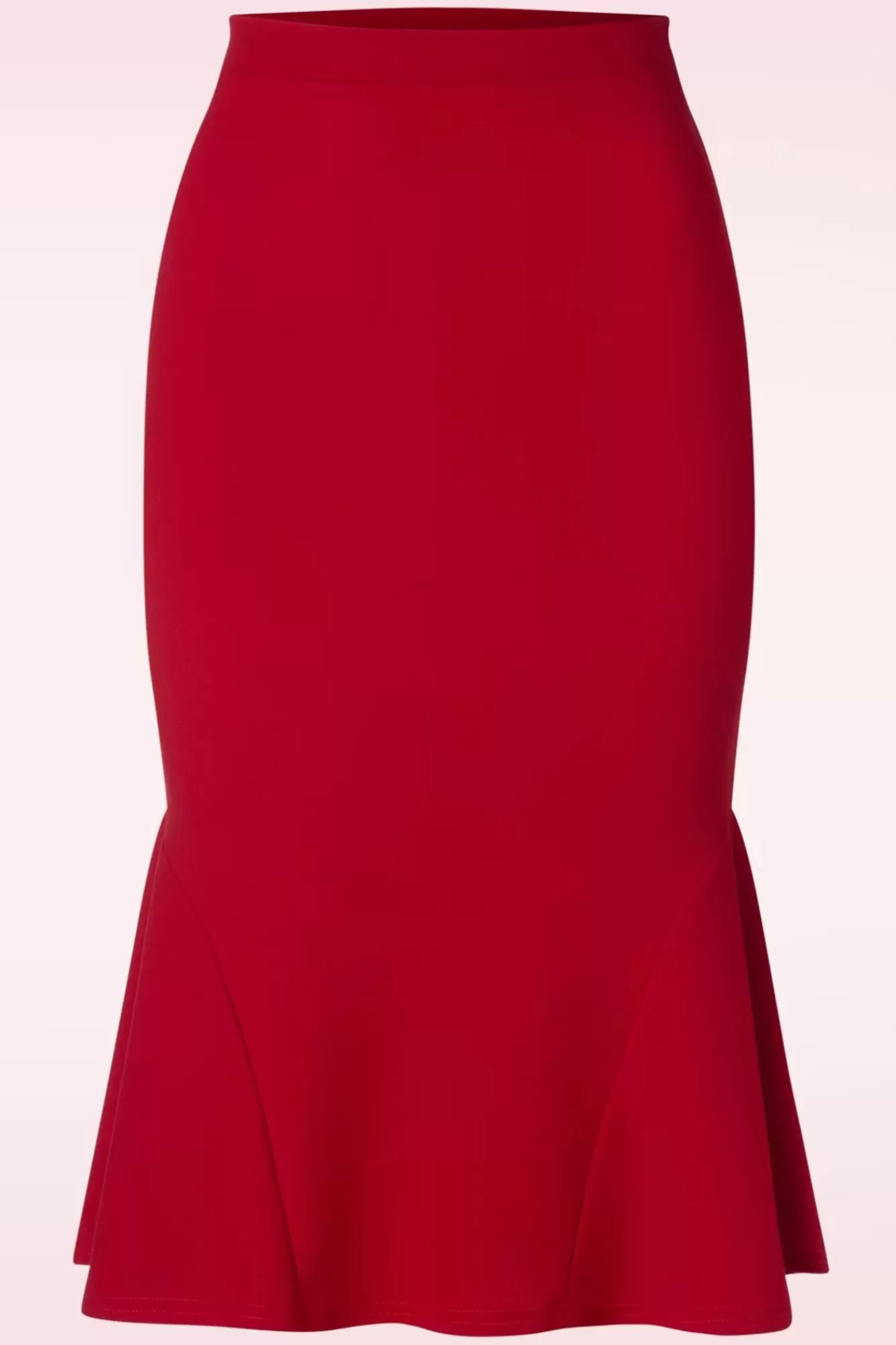 Vintage Chic for Topvintage Ellie Crepe Pencil Rok In Rood | Vrouwen Rokken