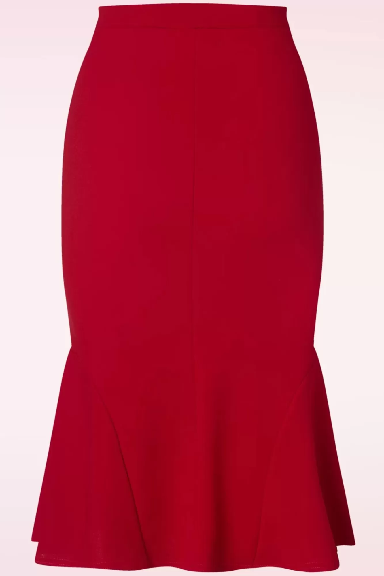 Vintage Chic for Topvintage Ellie Crepe Pencil Rok In Rood | Vrouwen Rokken