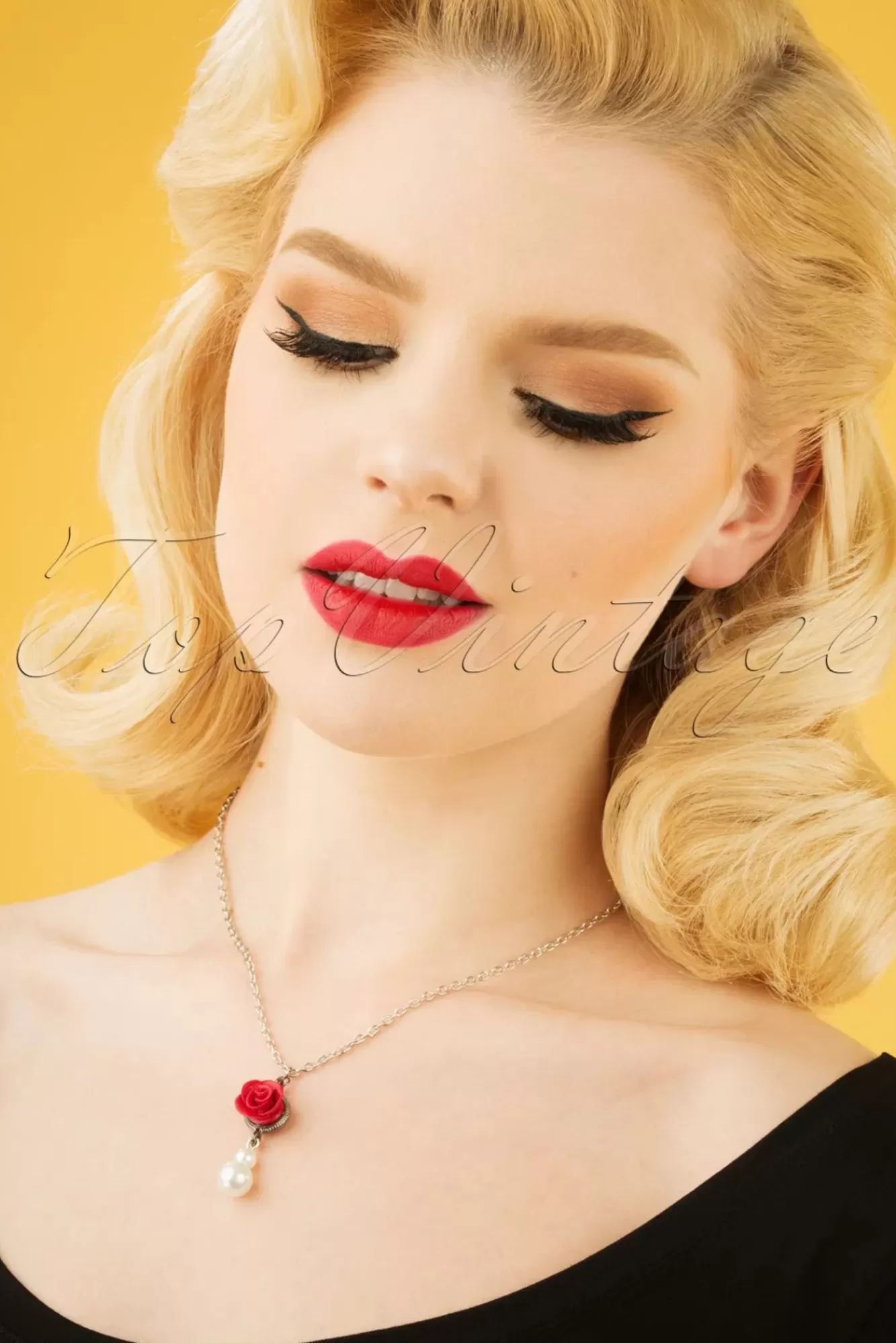 Sweet Cherry Emma Rose Parelketting In Rood | Vrouwen Sieraden