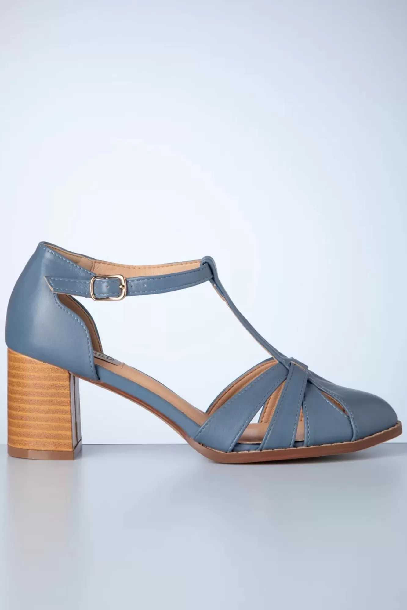 Banned Retro Fancy Footwork Pumps In Blauw | Vrouwen Pumps