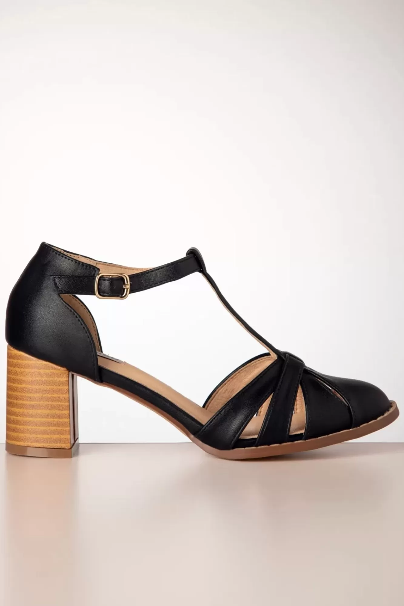 Banned Retro Fancy Footwork Pumps In Zwart | Vrouwen Pumps