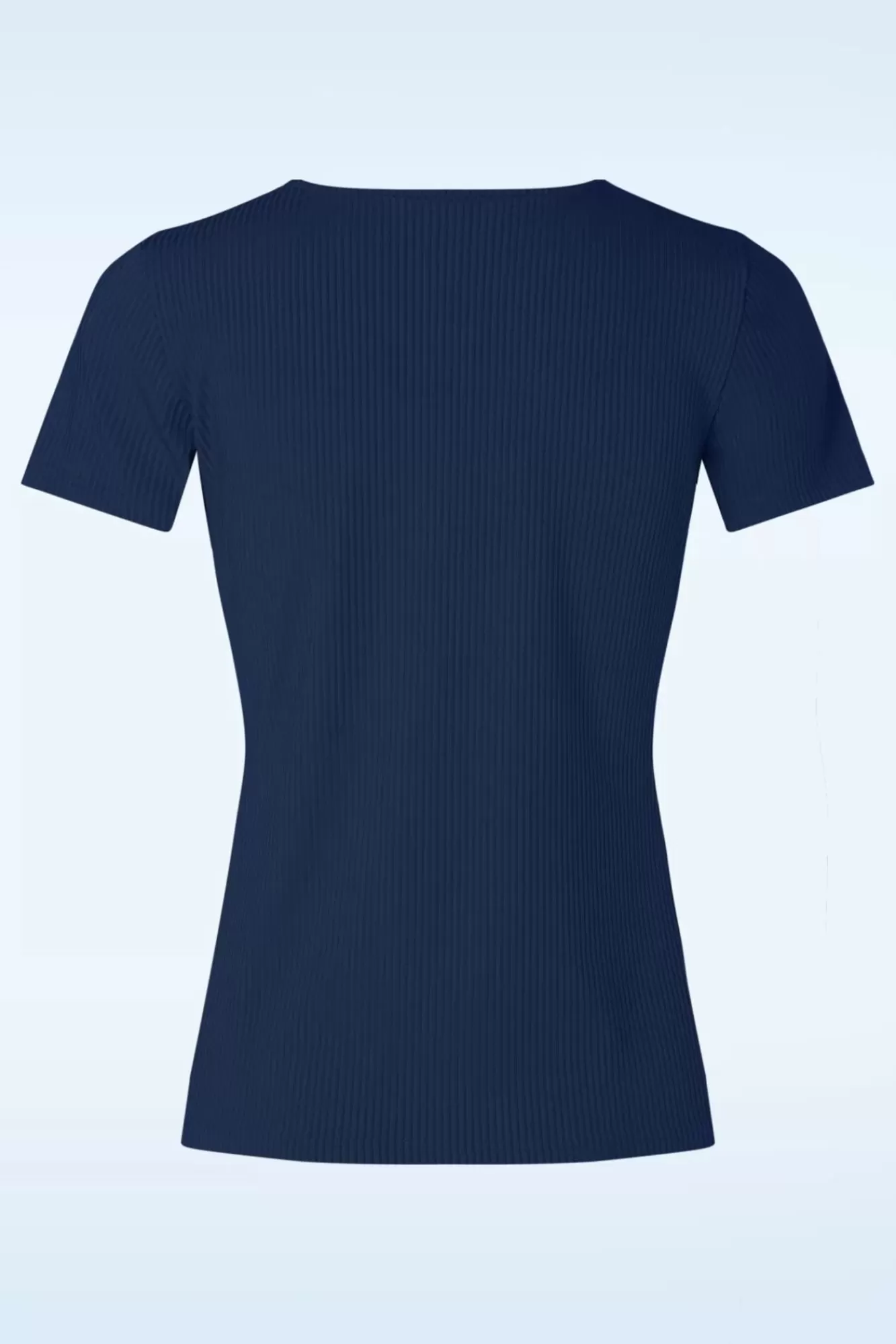 Banned Retro Fara Top In Marineblauw | Vrouwen T-Shirts