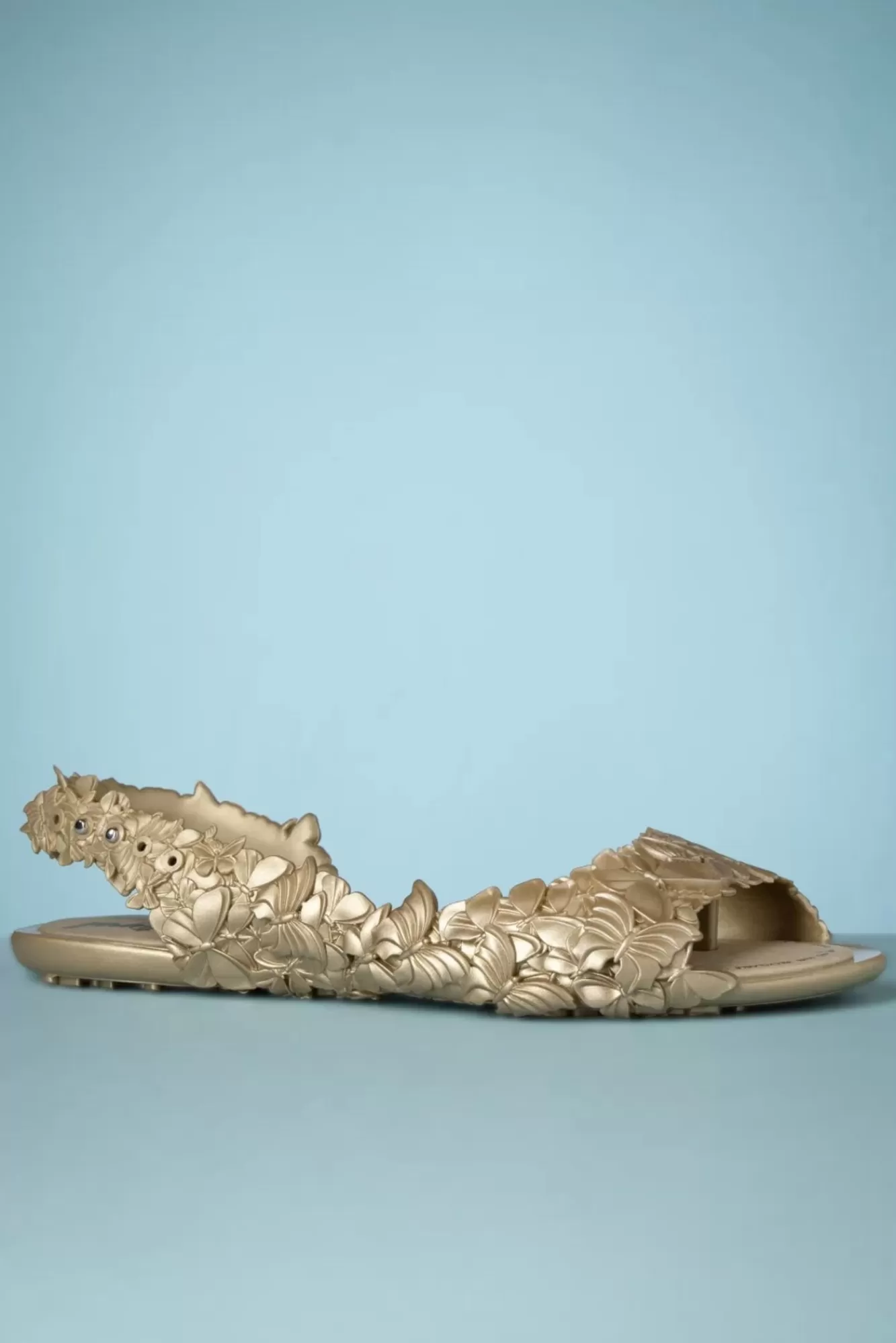 Sunies Flexi Butterfly Flipflop Sandalen In Goud | Vrouwen Slippers