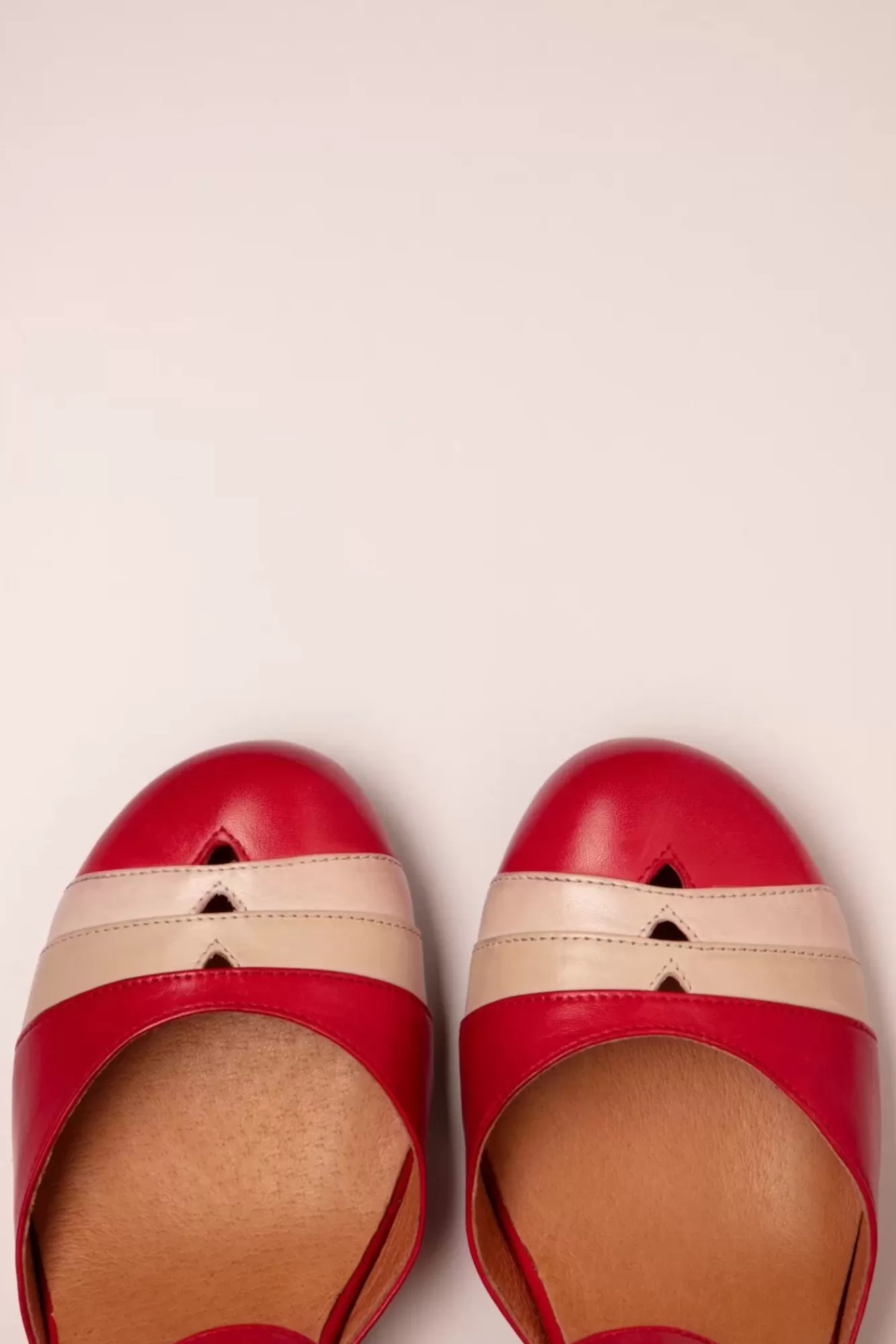 Miz Mooz Frenchy Mary Jane Pumps In Rood | Vrouwen Pumps