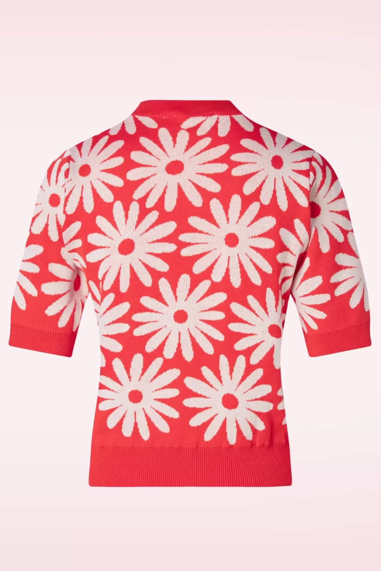 Compania Fantastica Freya Flower Jumper In Rood | Vrouwen Truitjes