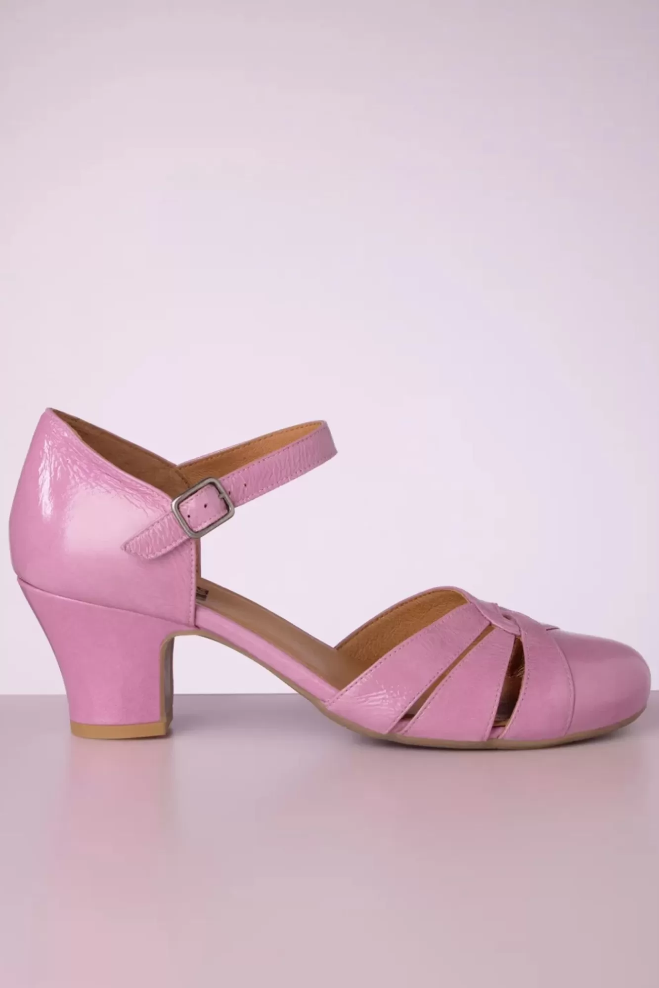 Miz Mooz Fritzi Pumps In Lak Roze | Vrouwen Pumps