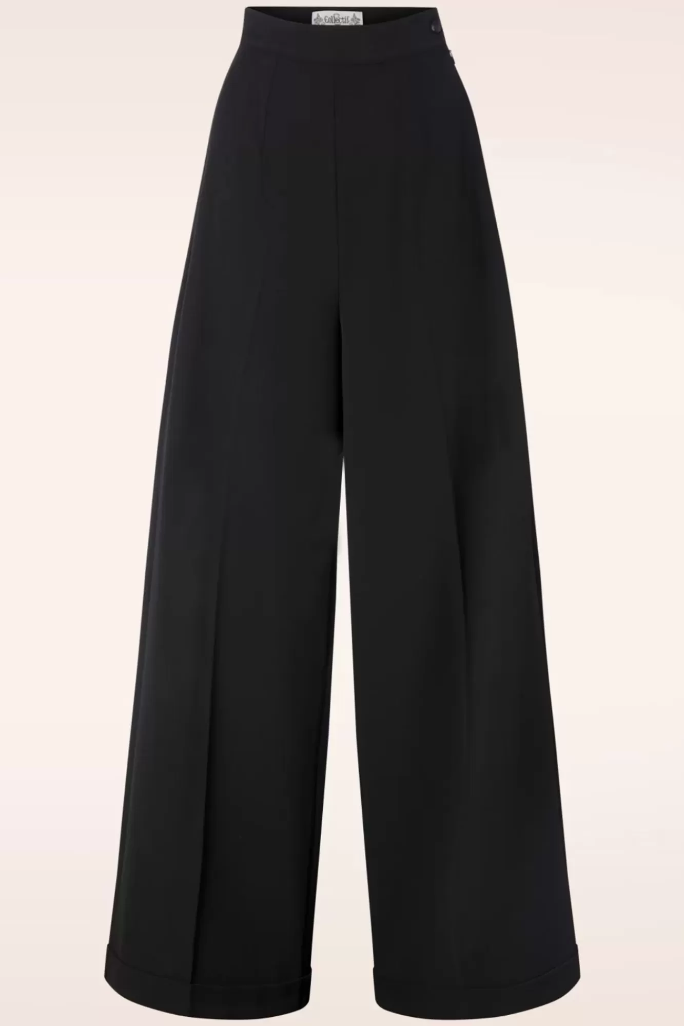 Collectif Clothing Gerilynn Pantalon In Zwart | Vrouwen Broeken