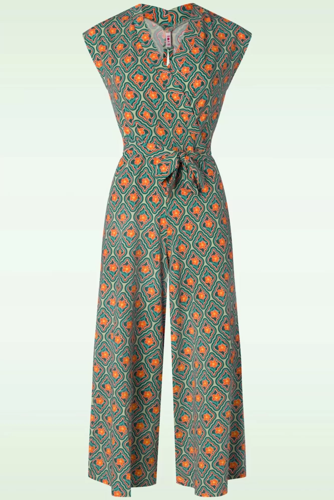 Blutsgeschwister Hello Fritjes Jumpsuit In Flowers Mirror Of Joy | Vrouwen Playsuits & Jumpsuits