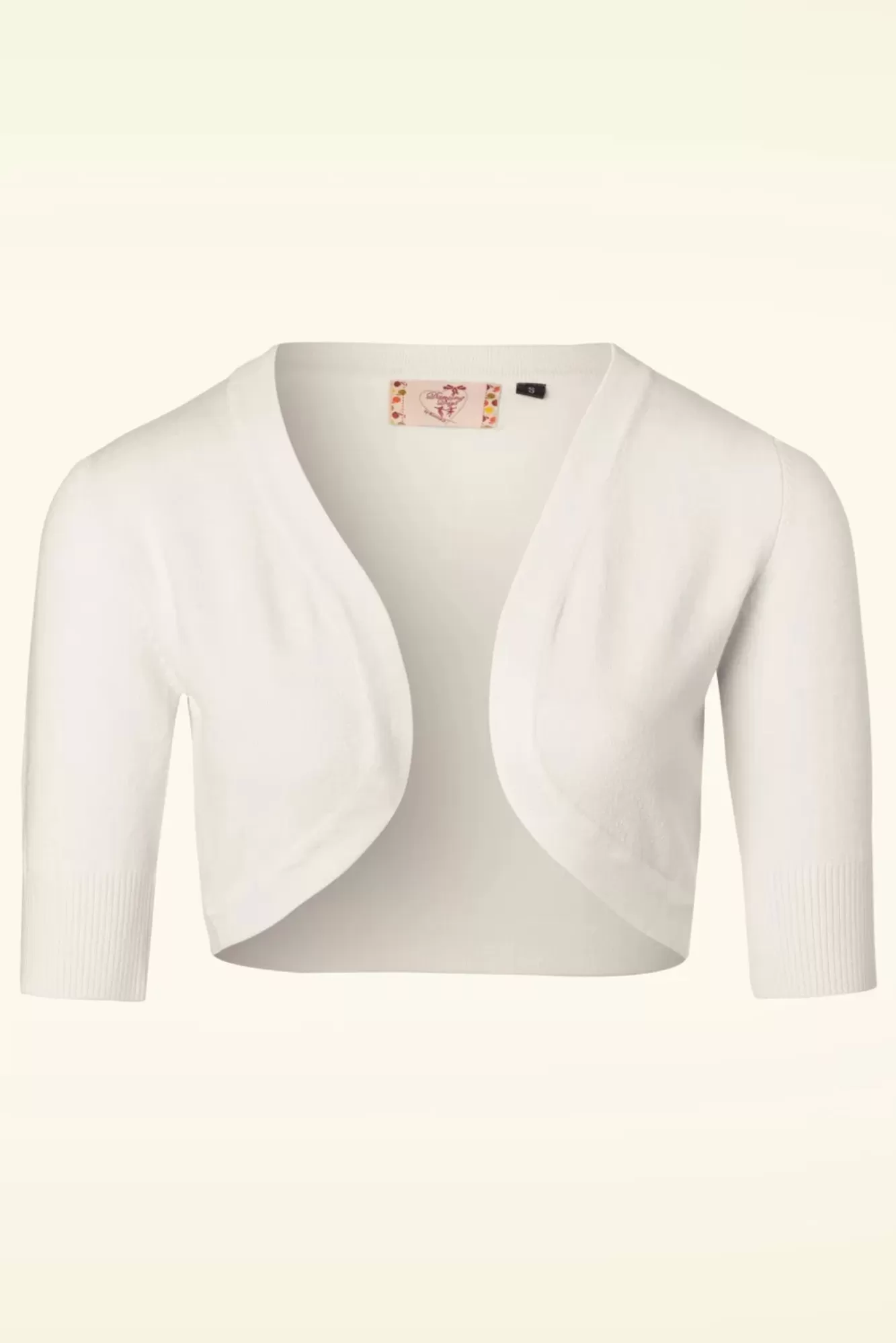 Banned Retro Hudson Bolero In Ivoorwit | Vrouwen Bolero'S & Capes