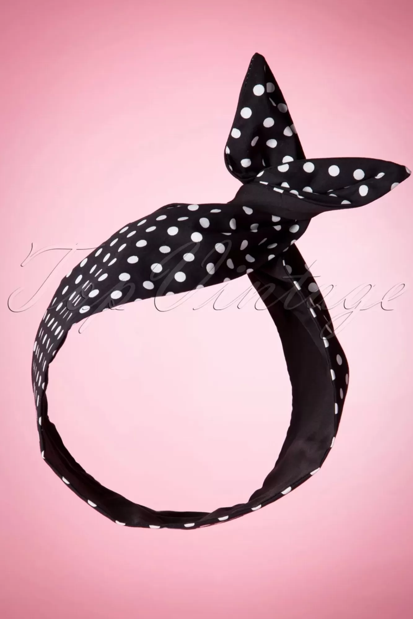 Be Bop a Hairbands I Want Polkadots In My Hair Sjaal In Zwart | Vrouwen Haaraccessoires