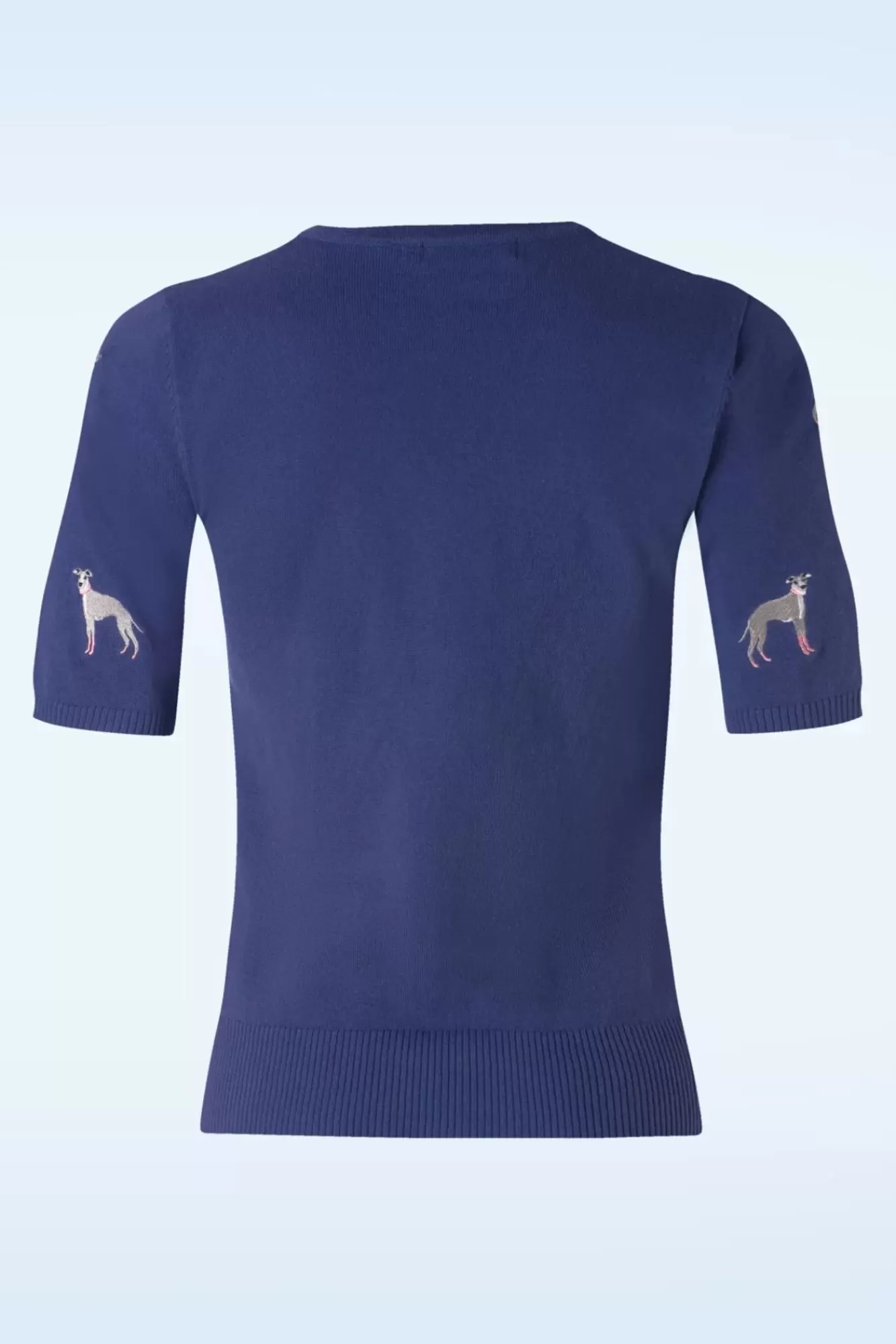 Banned Retro It'S A Whippets World Jumper In Blauw | Vrouwen Truitjes