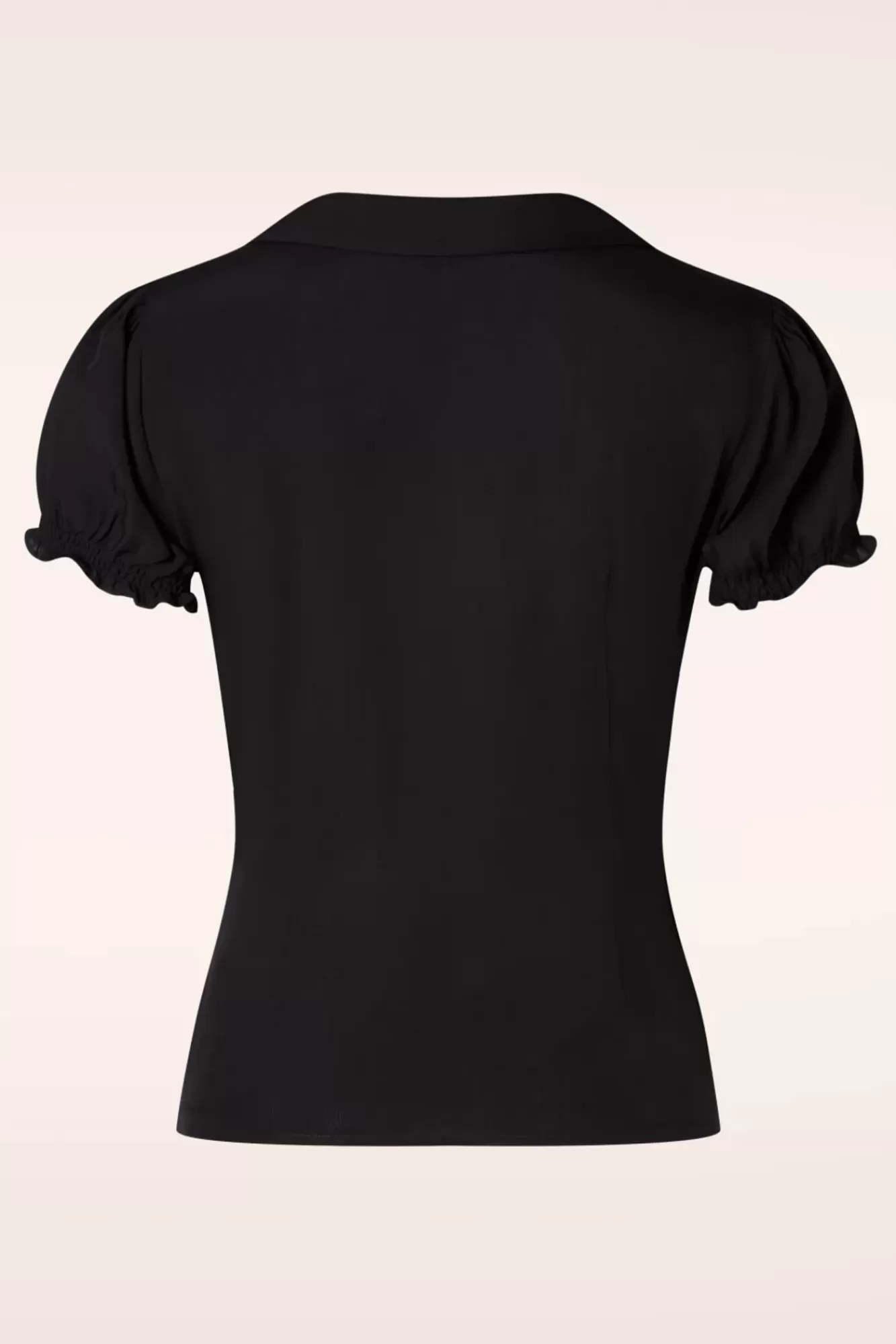 Banned Retro Jane Blouse In Zwart | Vrouwen Blouses