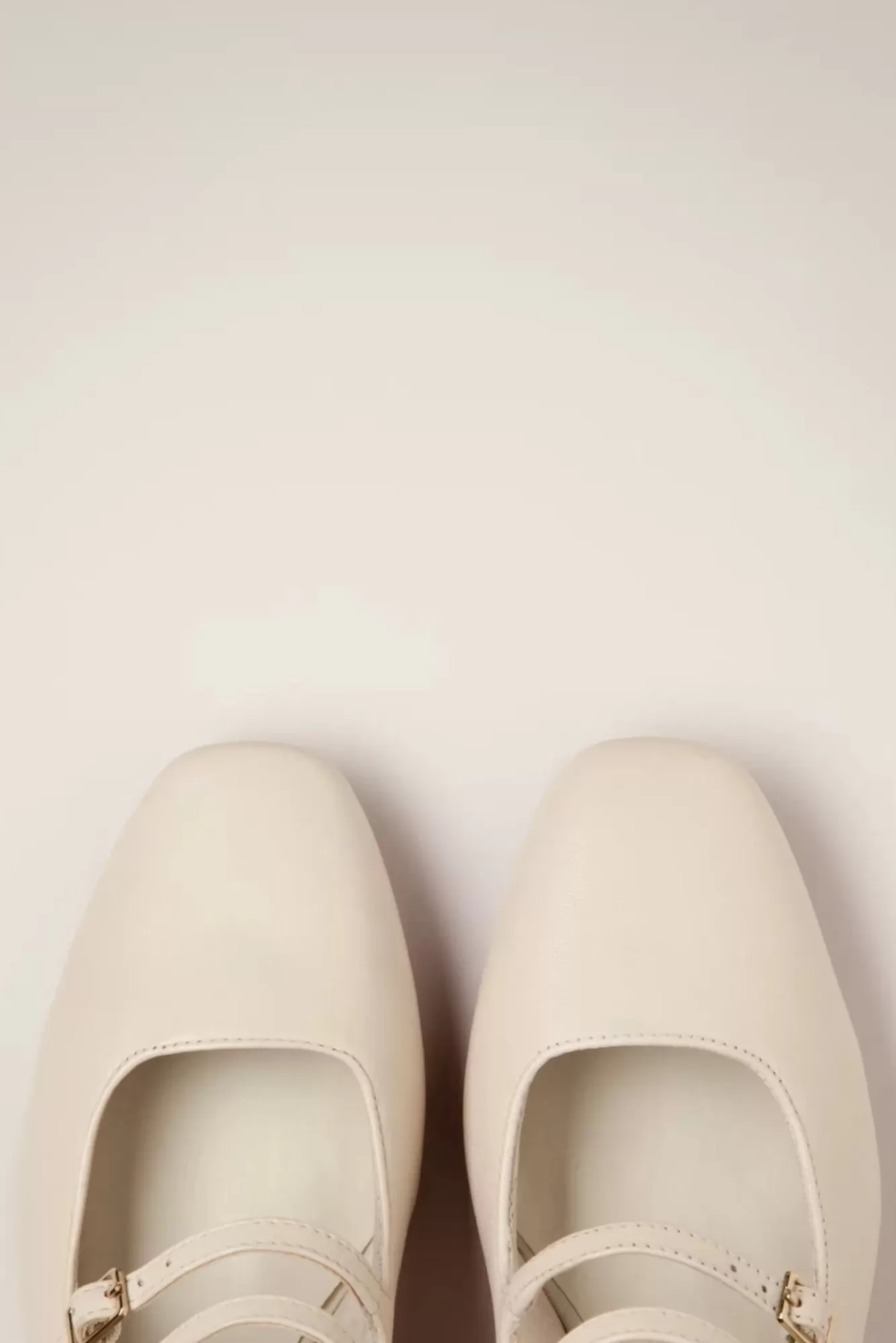 Tamaris Janey Pumps Van Leder In Creme | Vrouwen Pumps