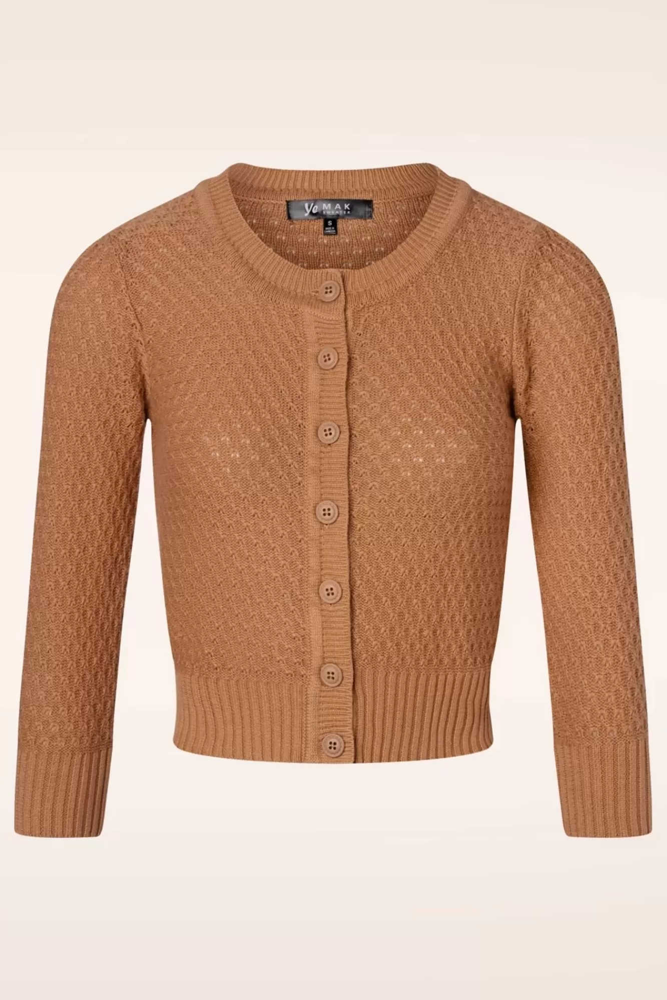 Mak Sweater Jennie Vest In Camel | Vrouwen Vestjes