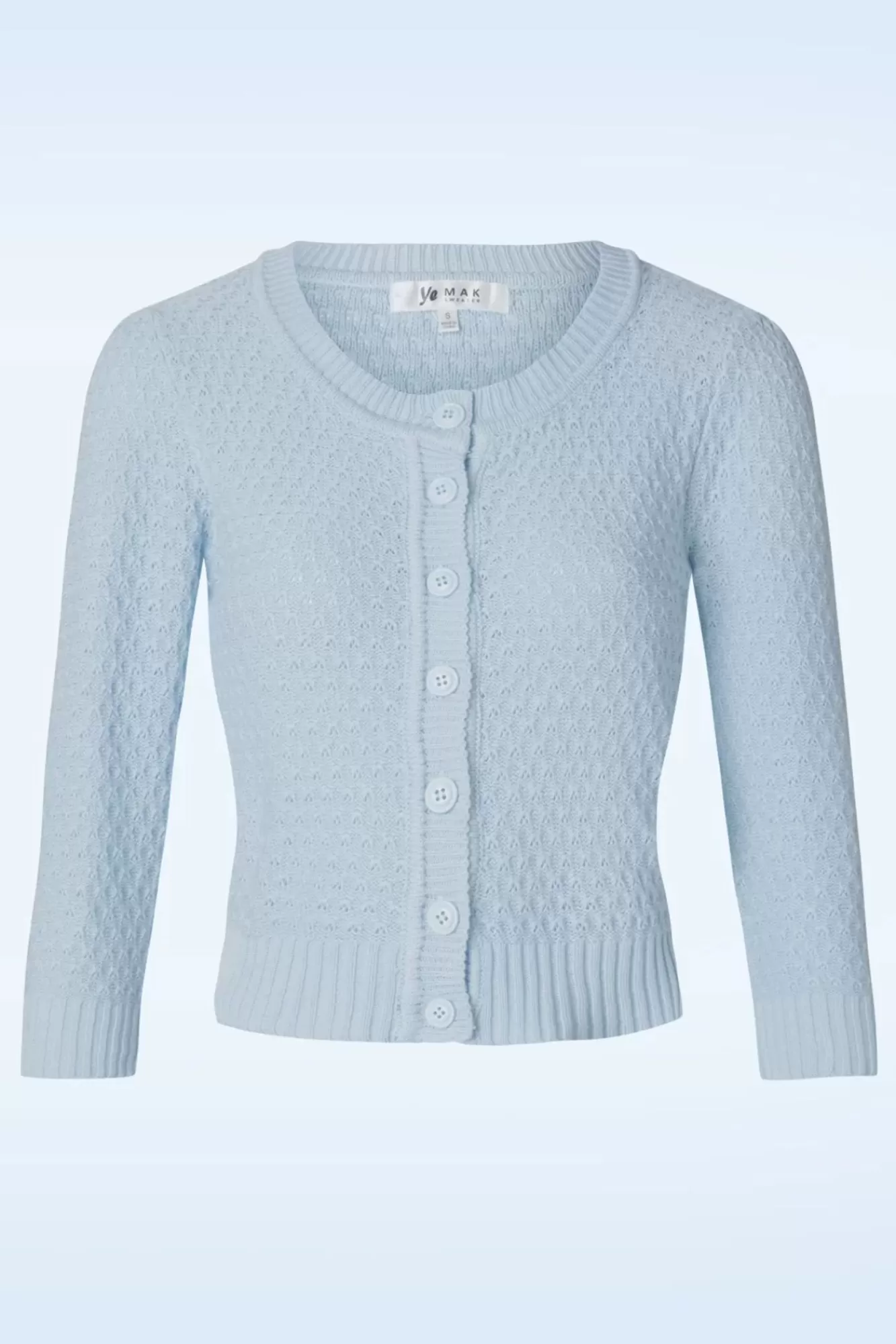 Mak Sweater Jennie Vest In Lichtblauw | Vrouwen Vestjes