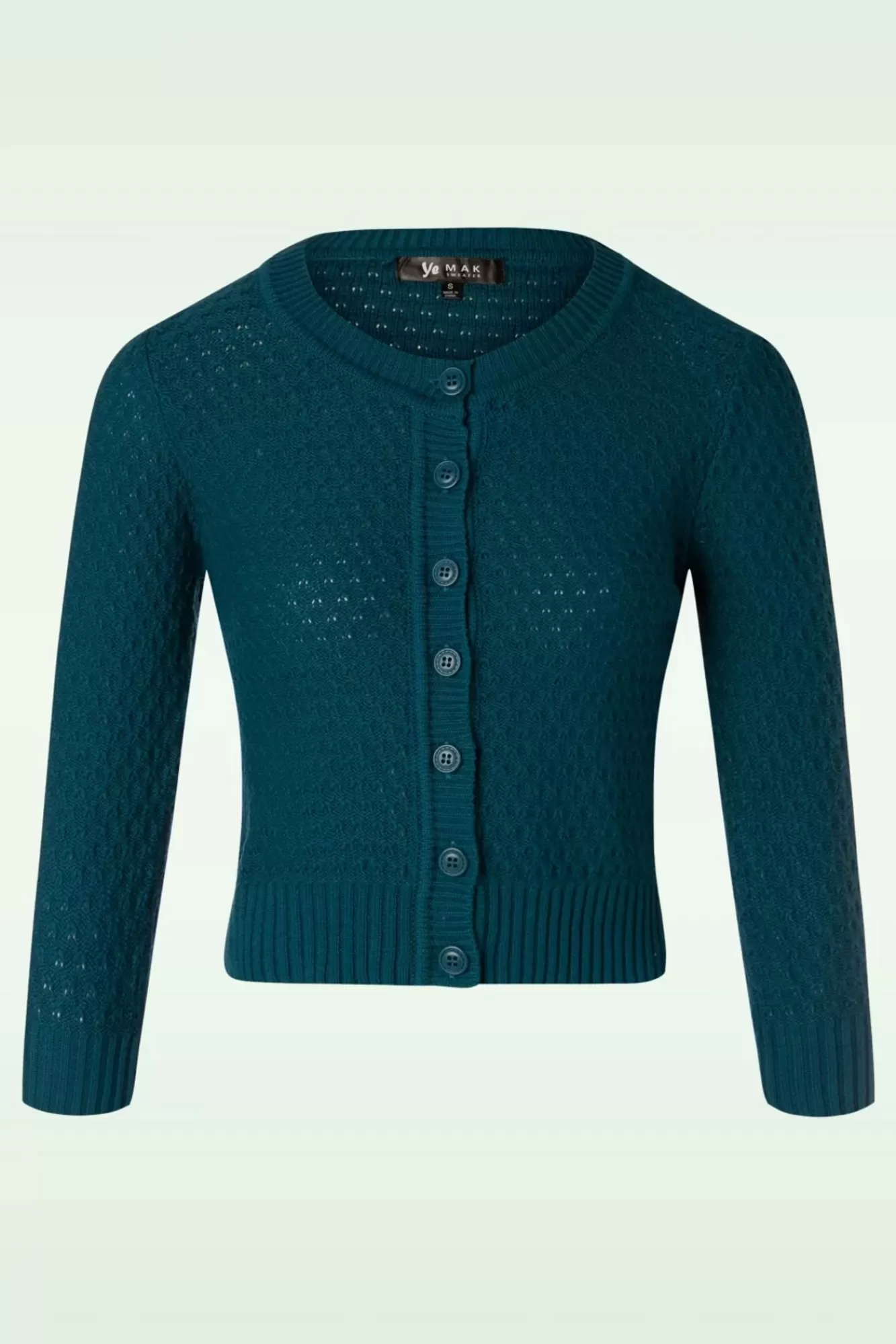 Mak Sweater Jennie Vest In Petrol Blauw | Vrouwen Vestjes