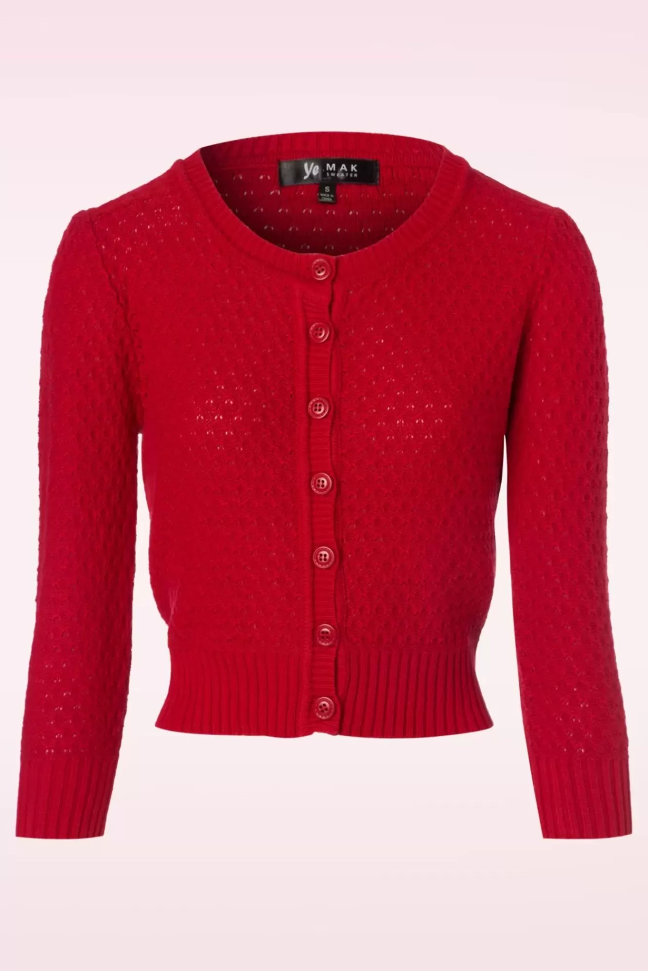 Mak Sweater Jennie Vest In Rood | Vrouwen Vestjes