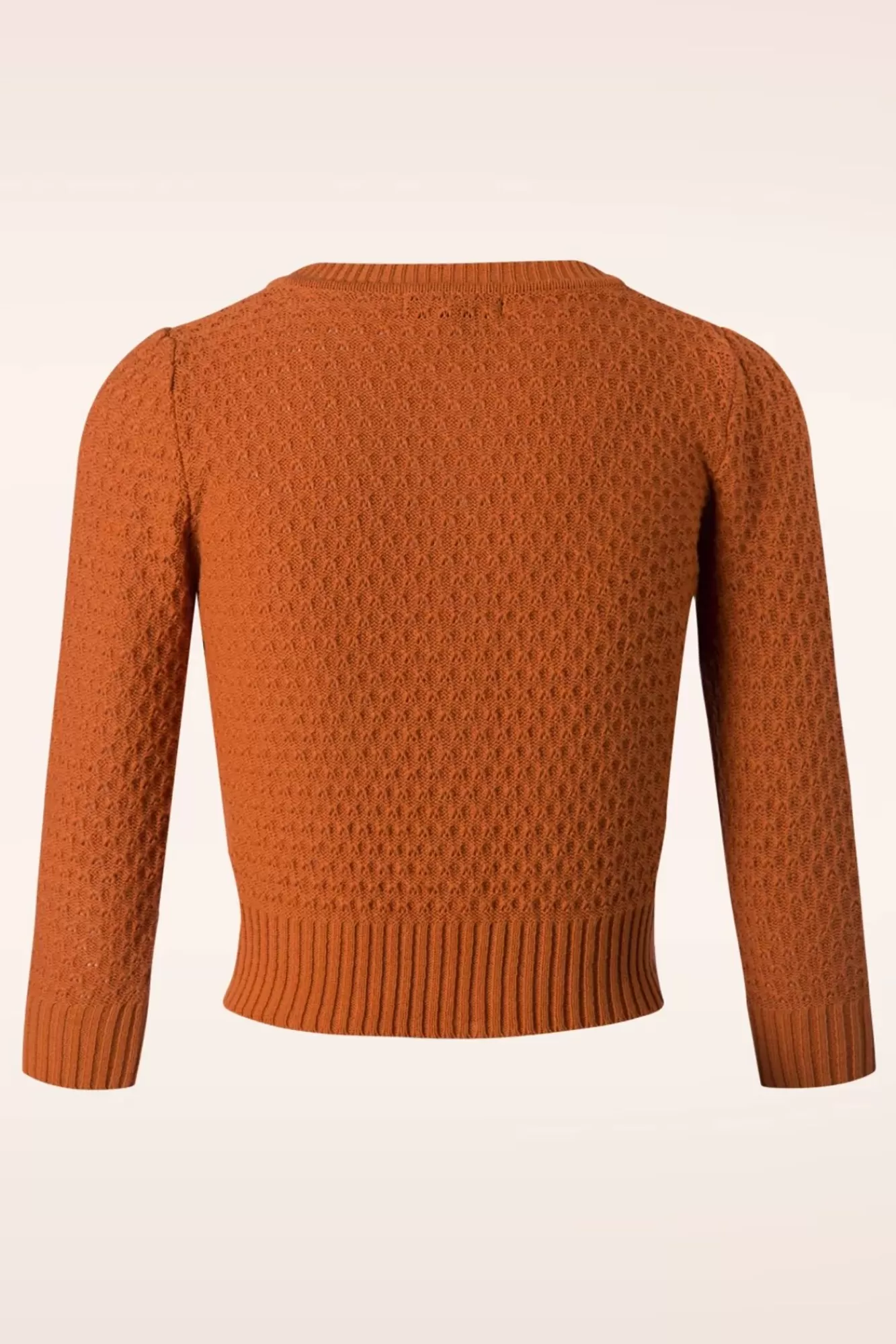 Mak Sweater Jennie Vest In Vintage Oranje | Vrouwen Vestjes