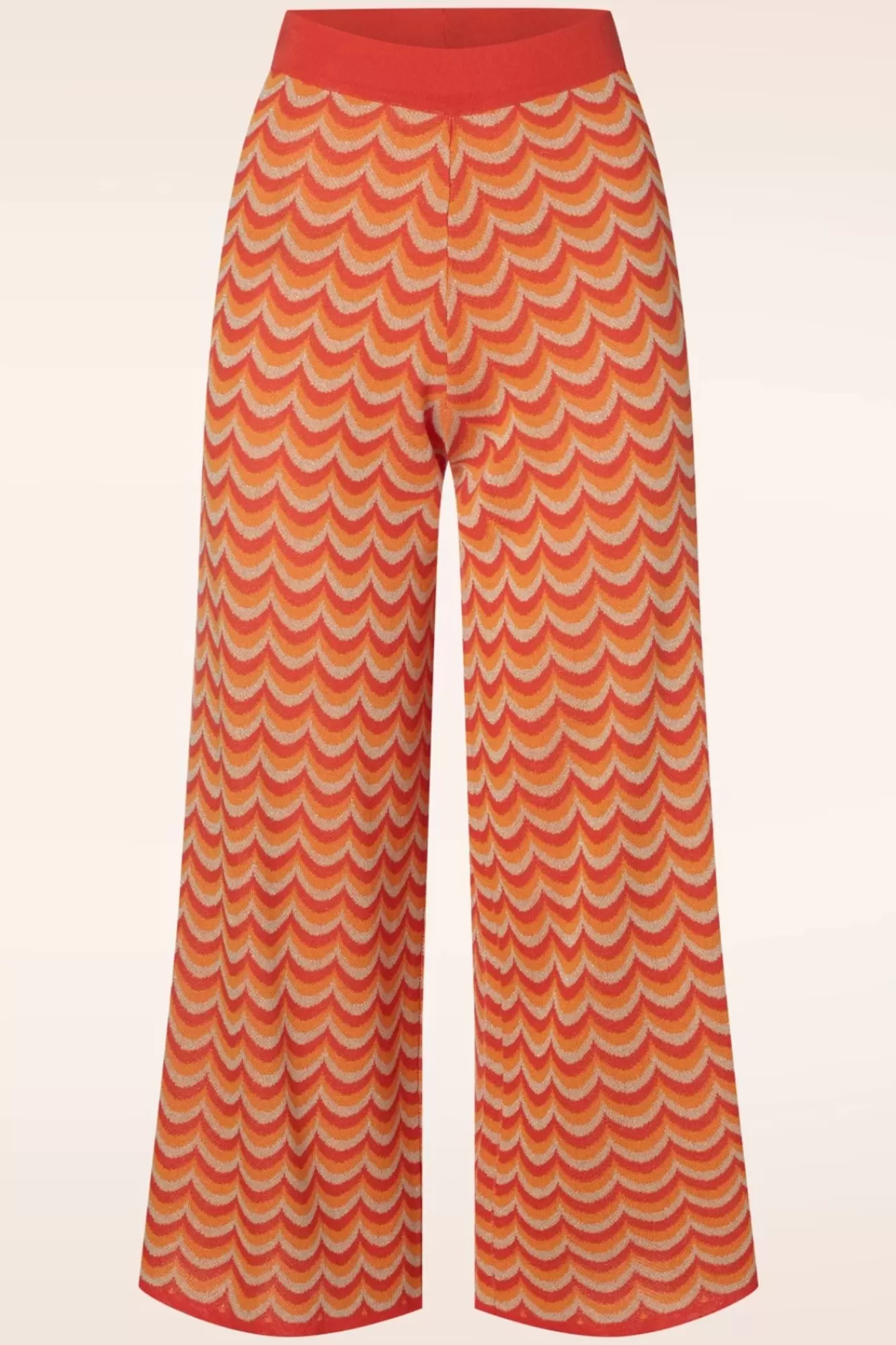 WNT Collection Jessie Waves Broek In Oranje | Vrouwen Broeken