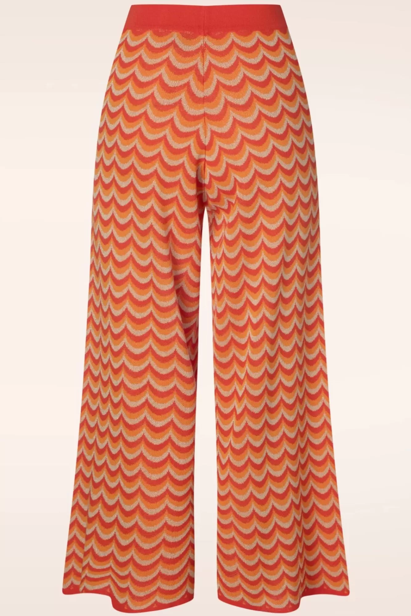 WNT Collection Jessie Waves Broek In Oranje | Vrouwen Broeken