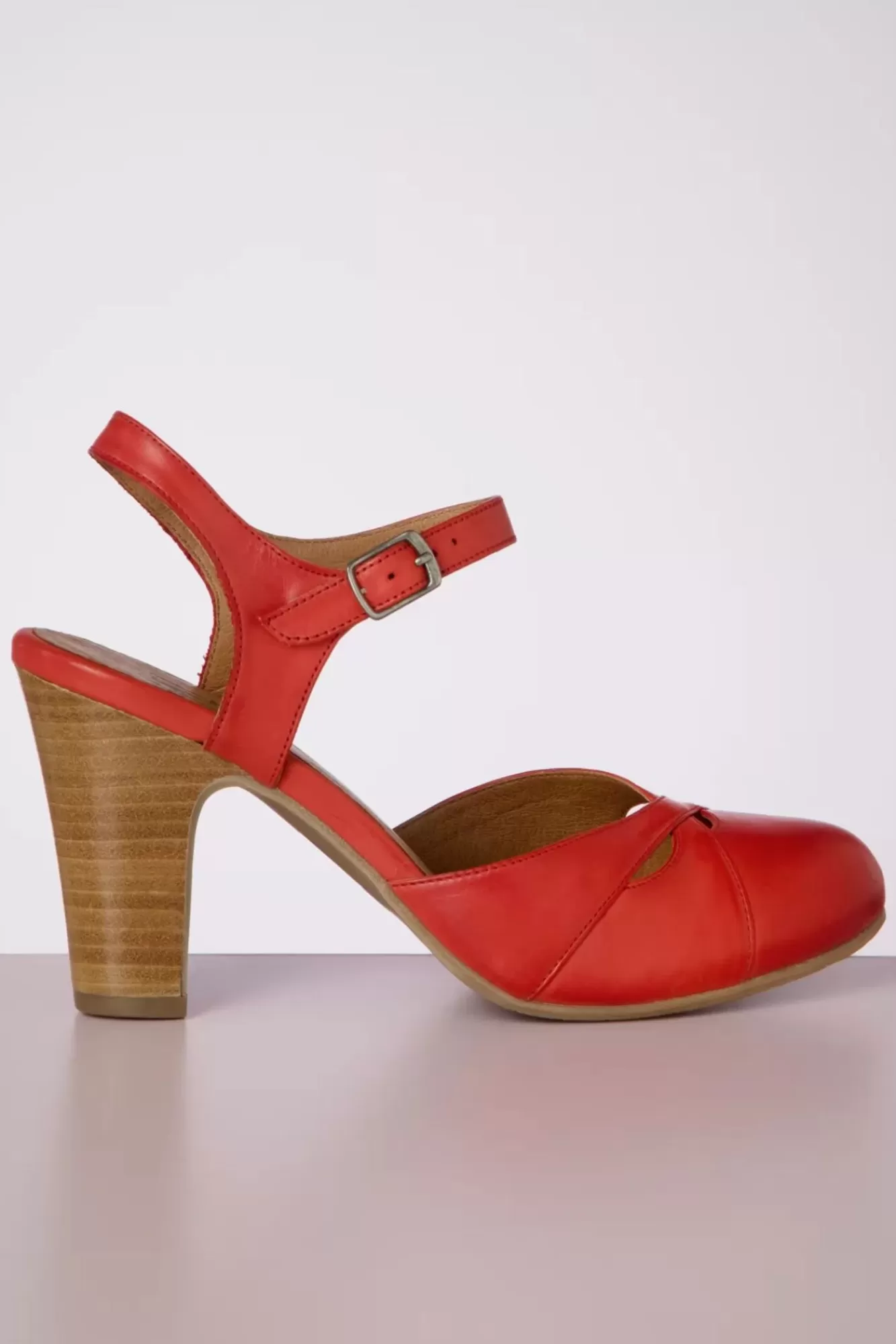 Miz Mooz Joanie Sandaal In Scarlet Rood | Vrouwen Sandalen