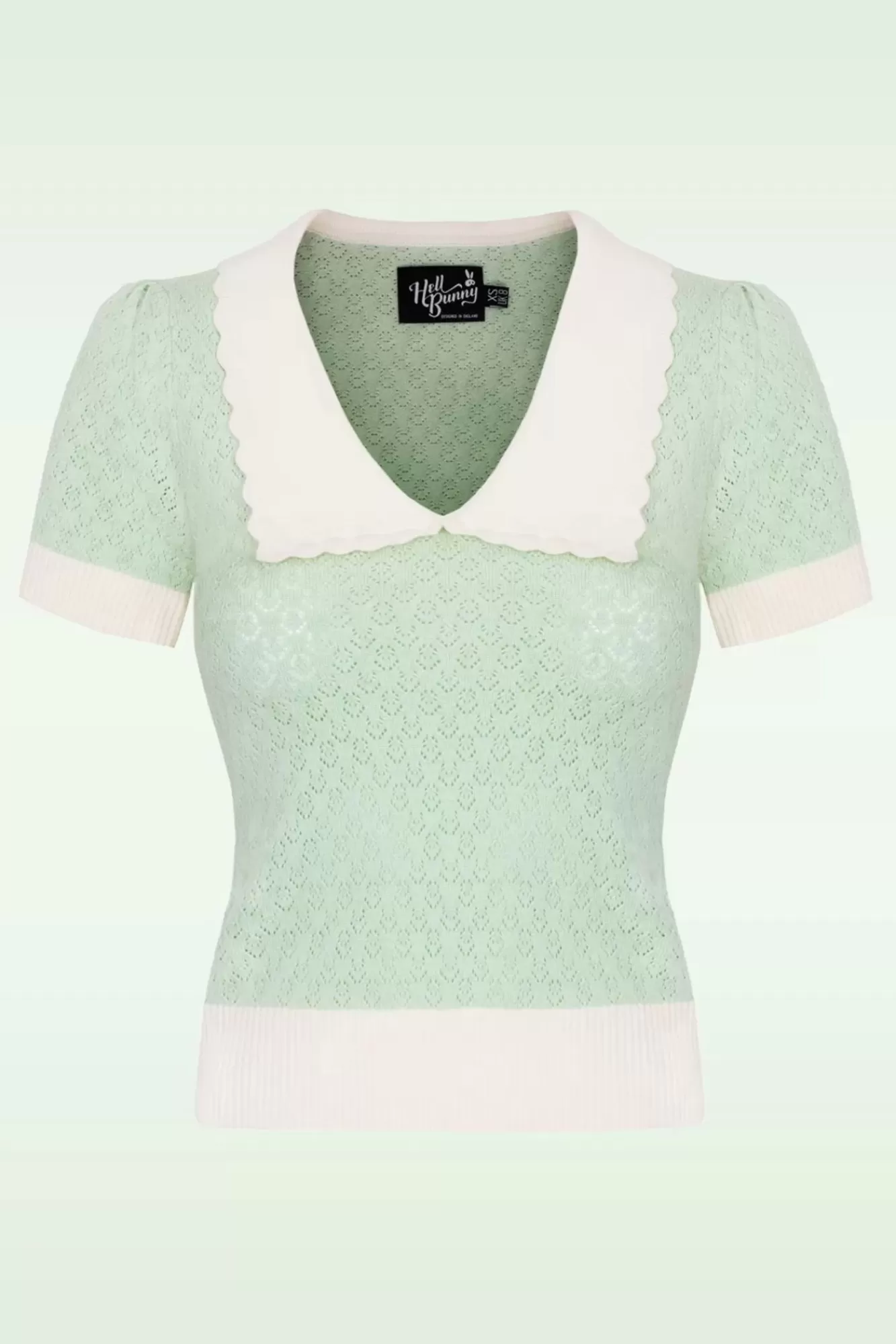 Bunny Joanie Top In Mint | Vrouwen Truitjes